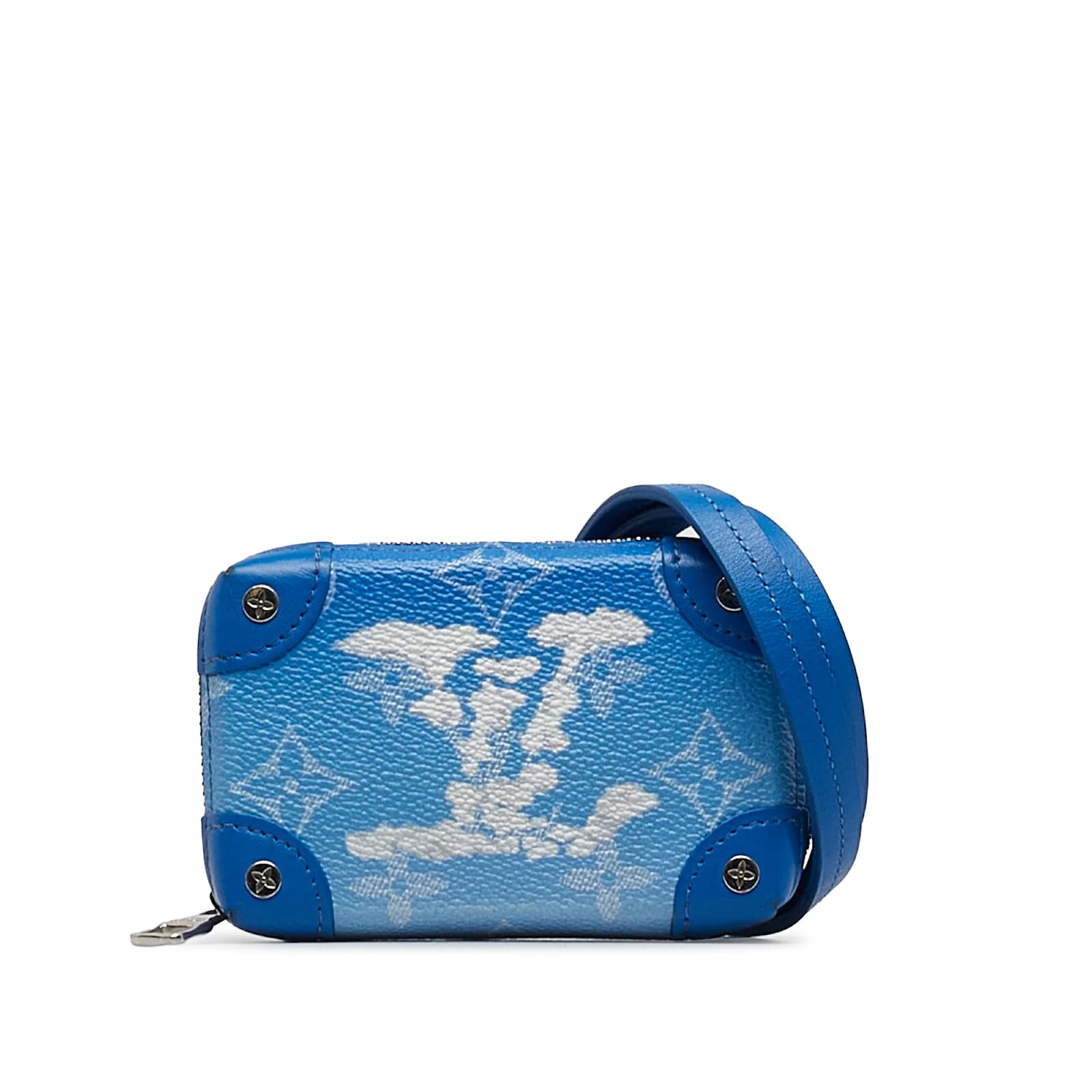 Blaue Louis Vuitton-Monogramm-Wolken-weiche Trunk-Halsketten