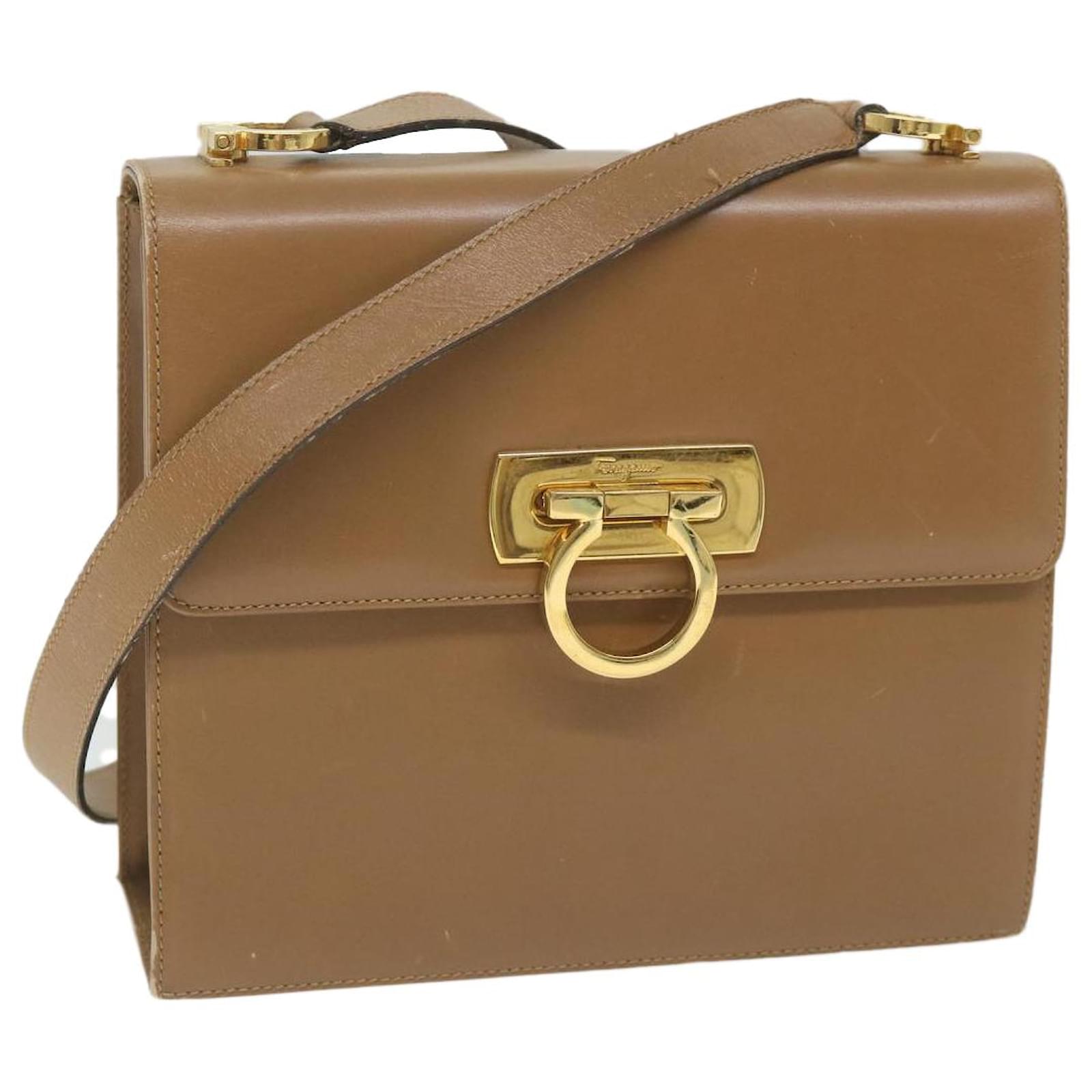 Ferragamo hot sale beige bag