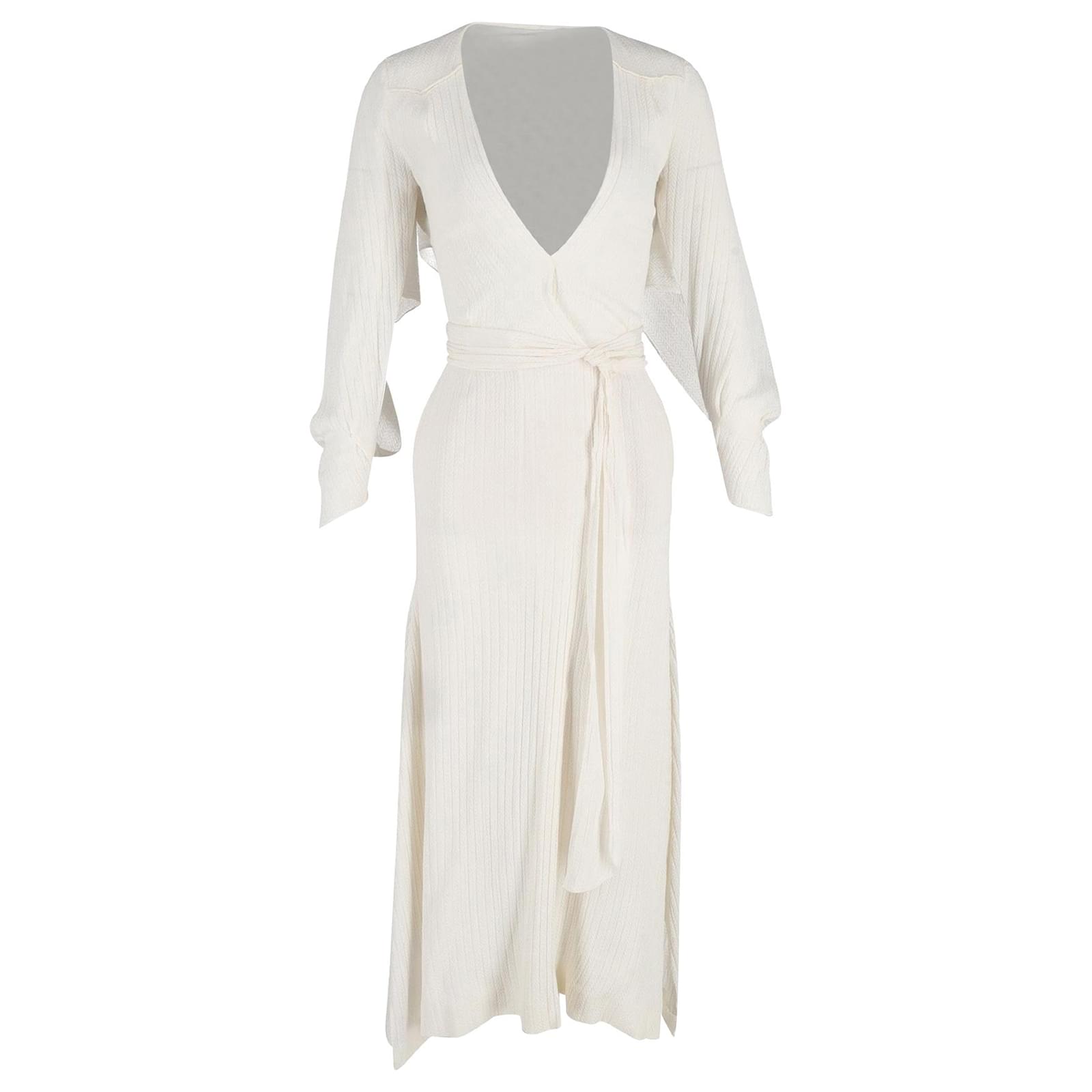 white christmas dresses Roland Mouret Cream Collared Crepe Column Midi Dress main image 1