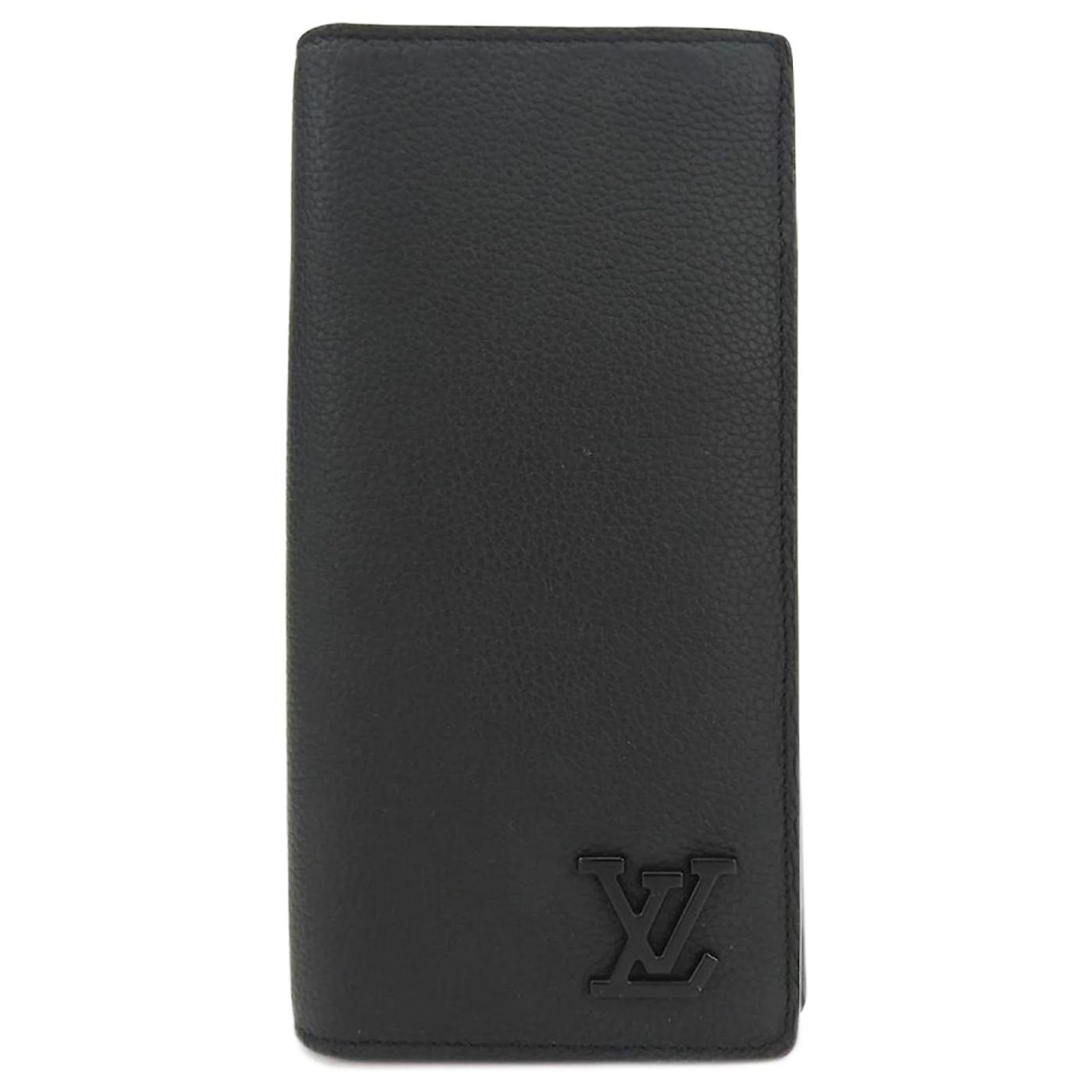 Louis Brazza Louis Vuitton Brazza Black Leather ref.1138884 - Joli Closet