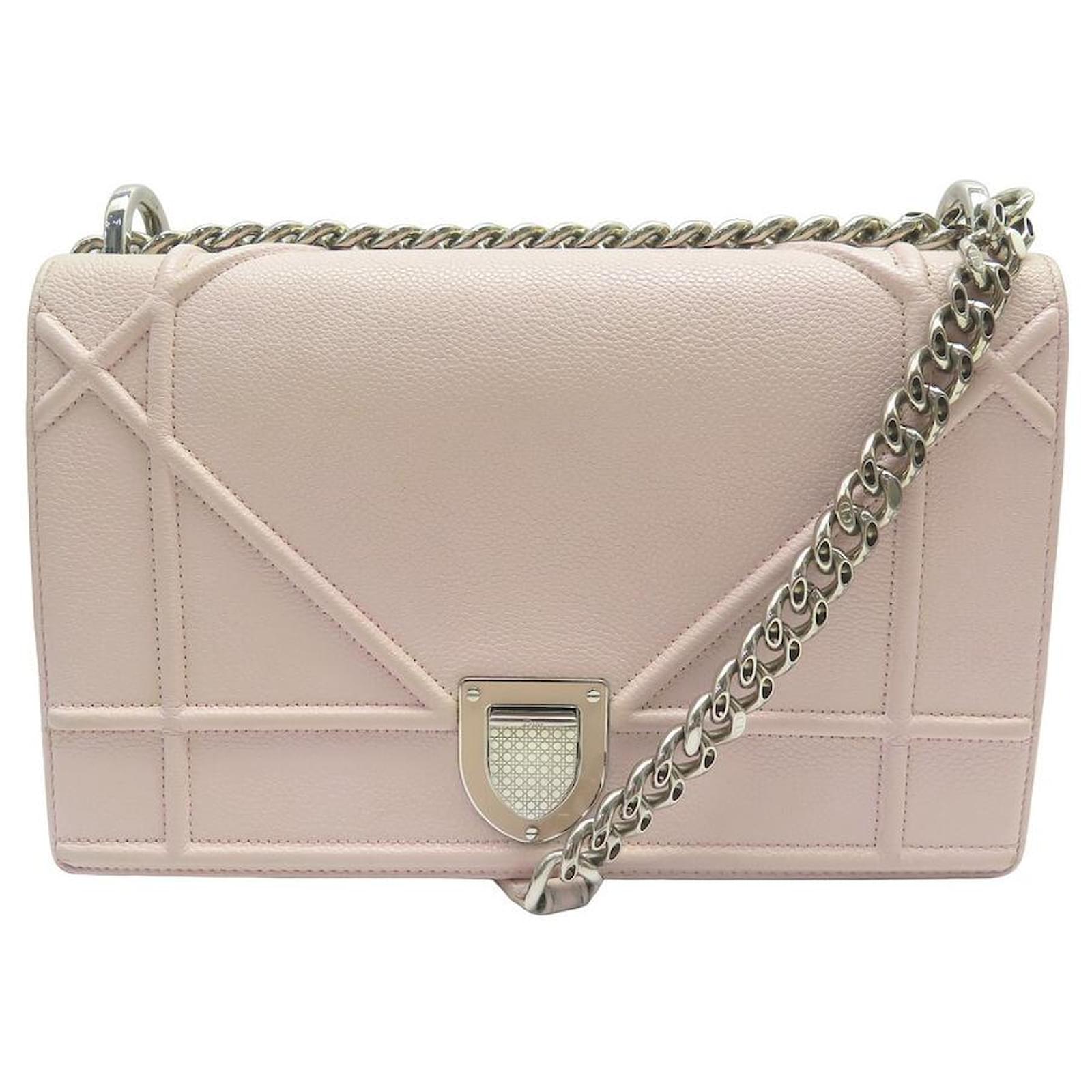DIOR Pink Chain Purse Evening Bag Clutch cosmetic beauty pouch | eBay