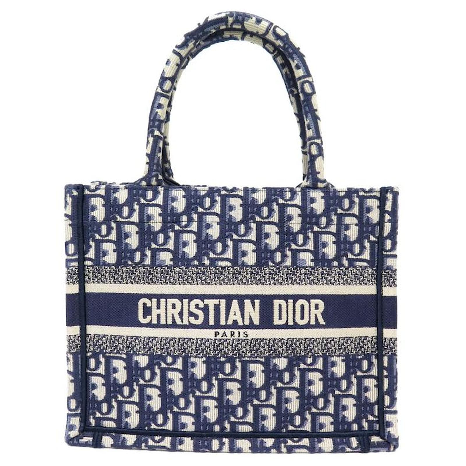 Bolso dior book online tote dior oblique azul