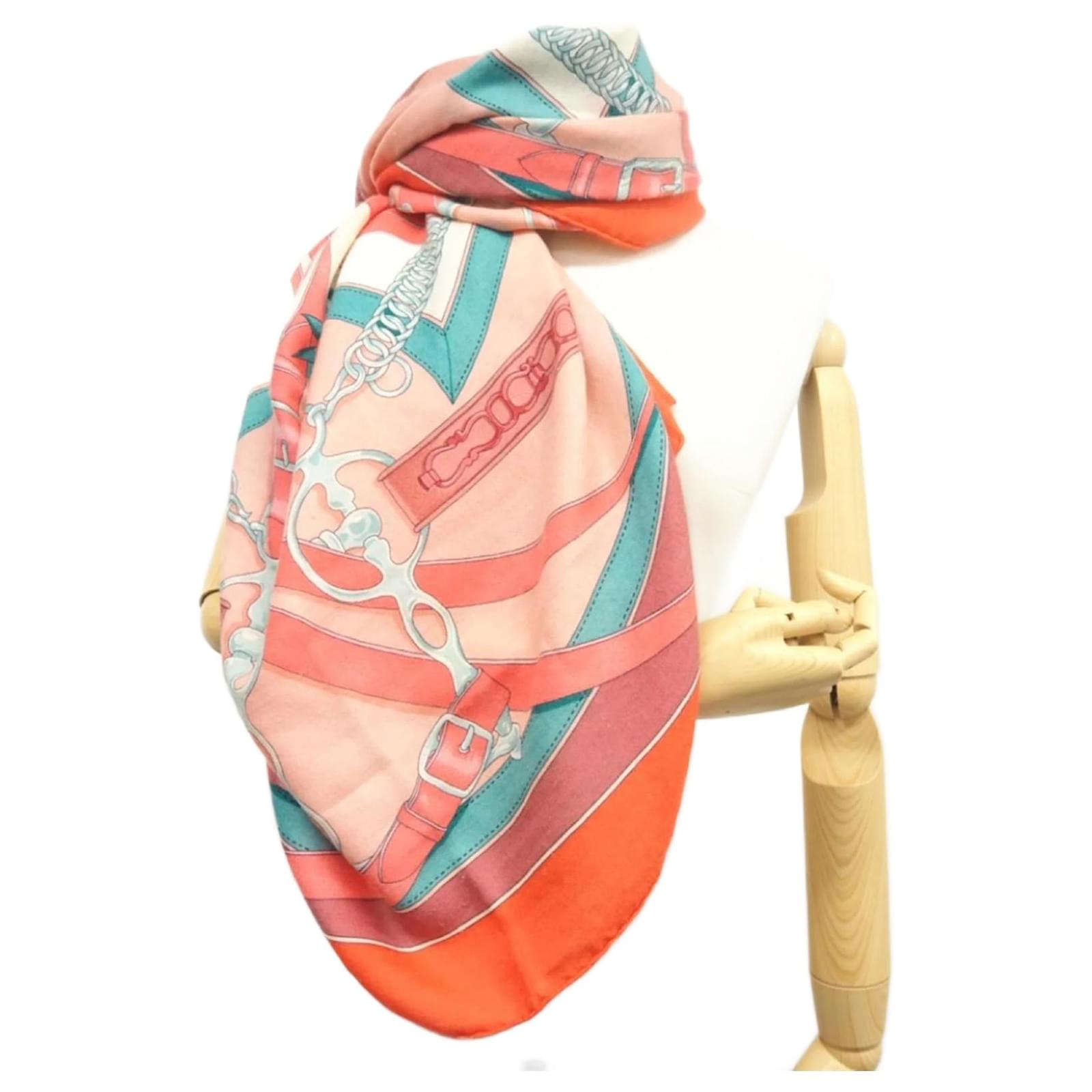 [Hermes] Hermes Carre 140 Silk Scarf Flores Del Este Beautiful colors and abstract flowers and vases Multicolor Unused [Used] [Authenticated and genuine product guaranteed] 208896