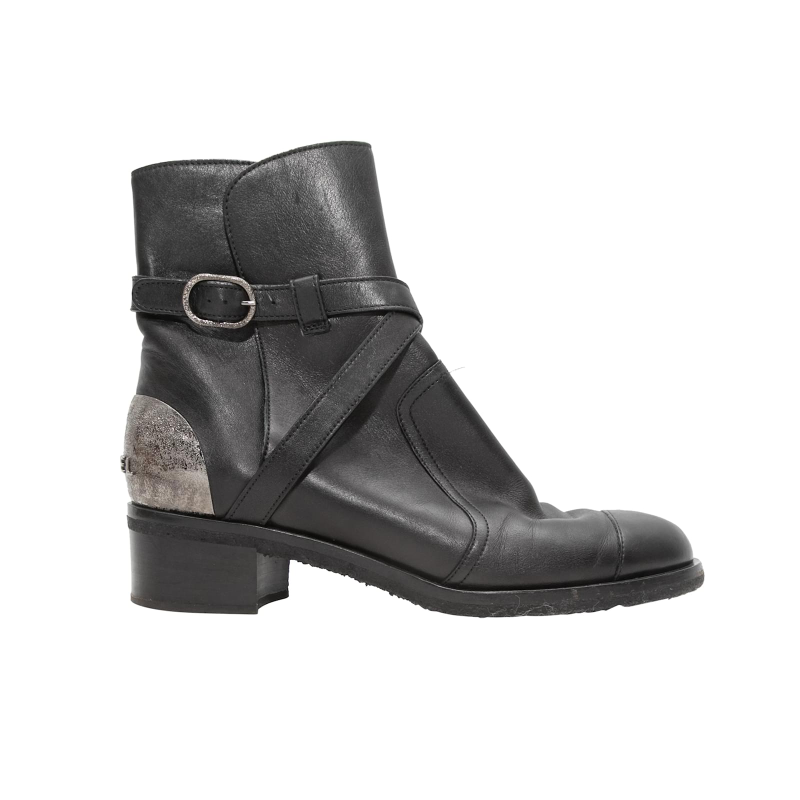 Chanel moto boots deals