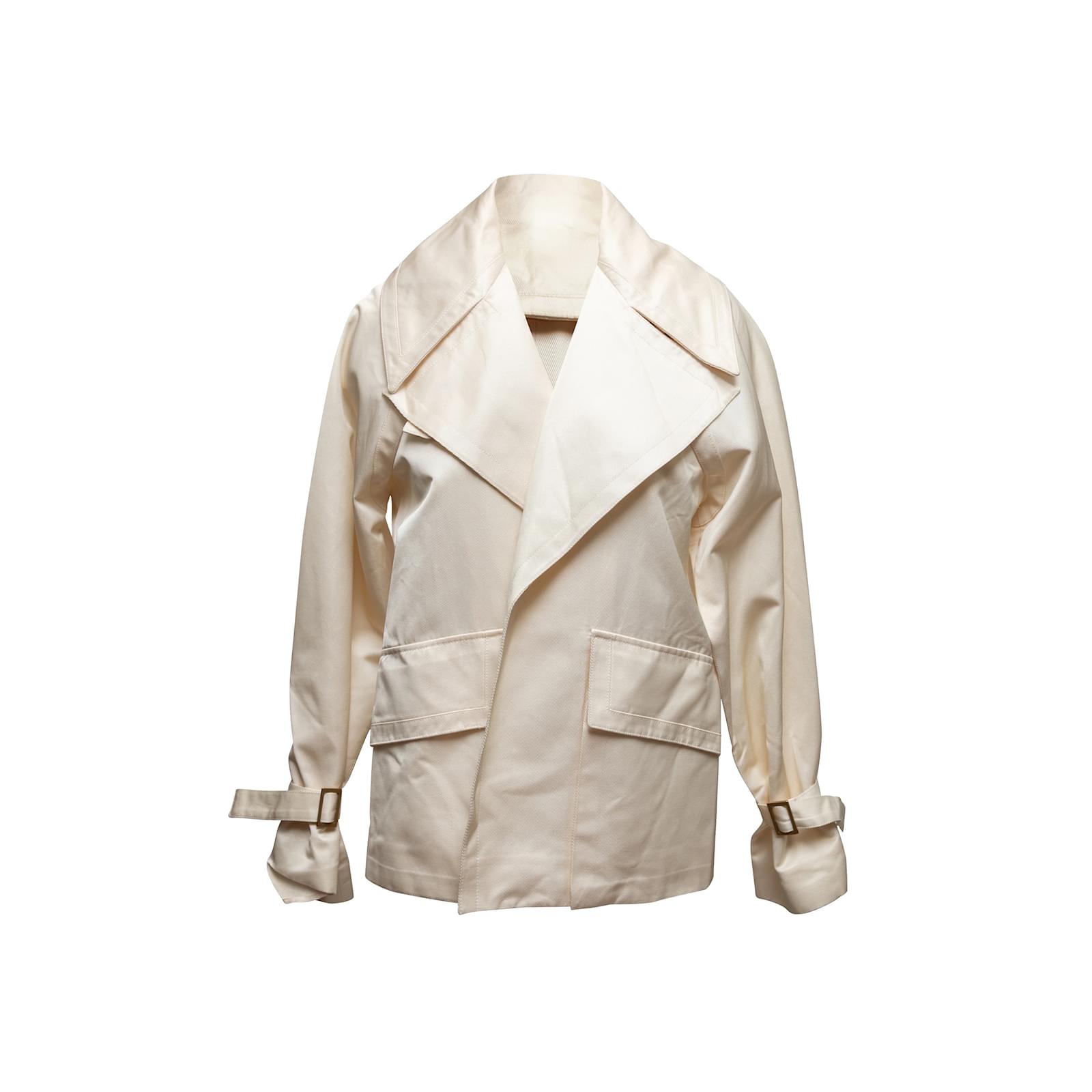 White Gucci Tom Ford Era Jacket Size IT 38 Synthetic ref.1150541
