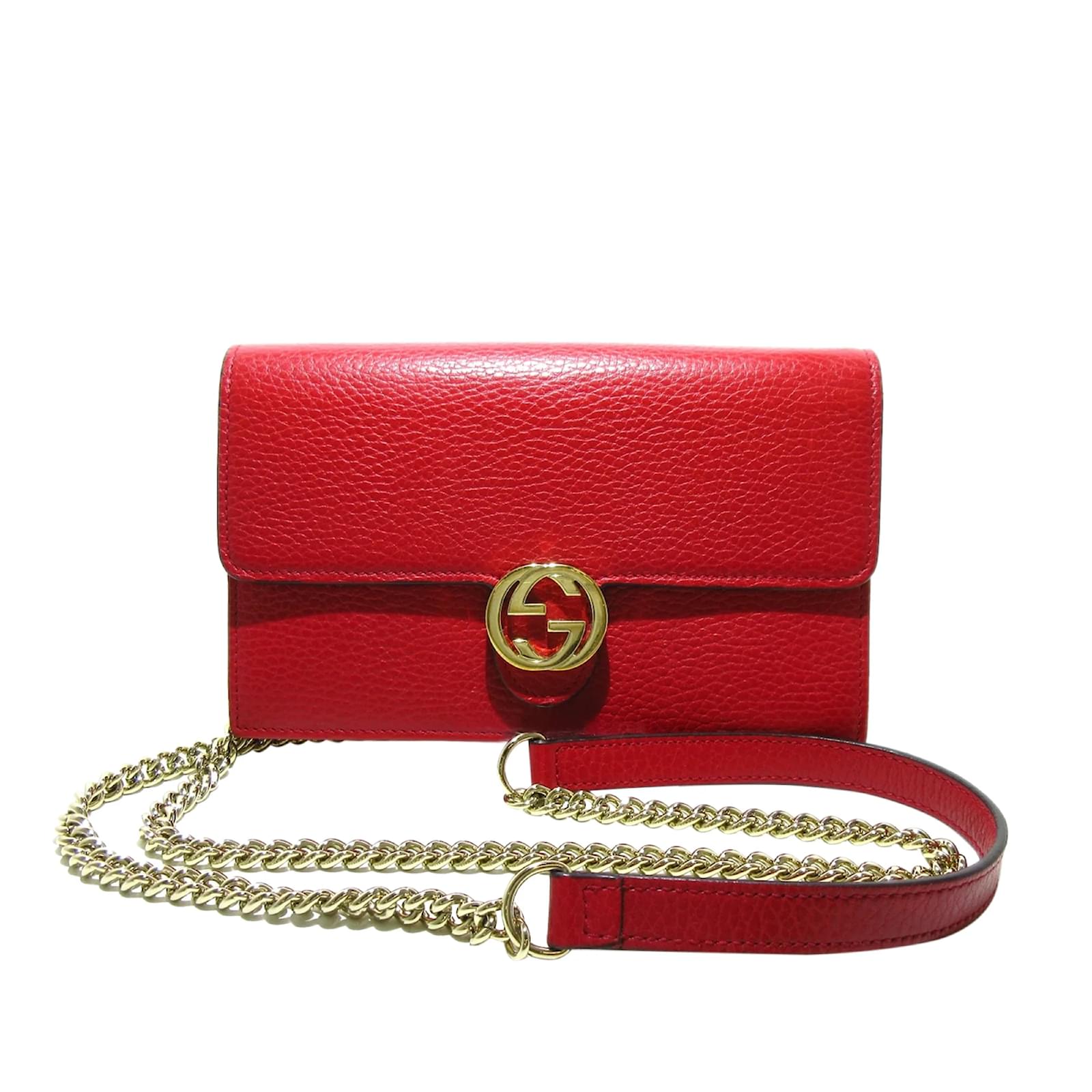 Gucci interlocking g wallet on chain on sale