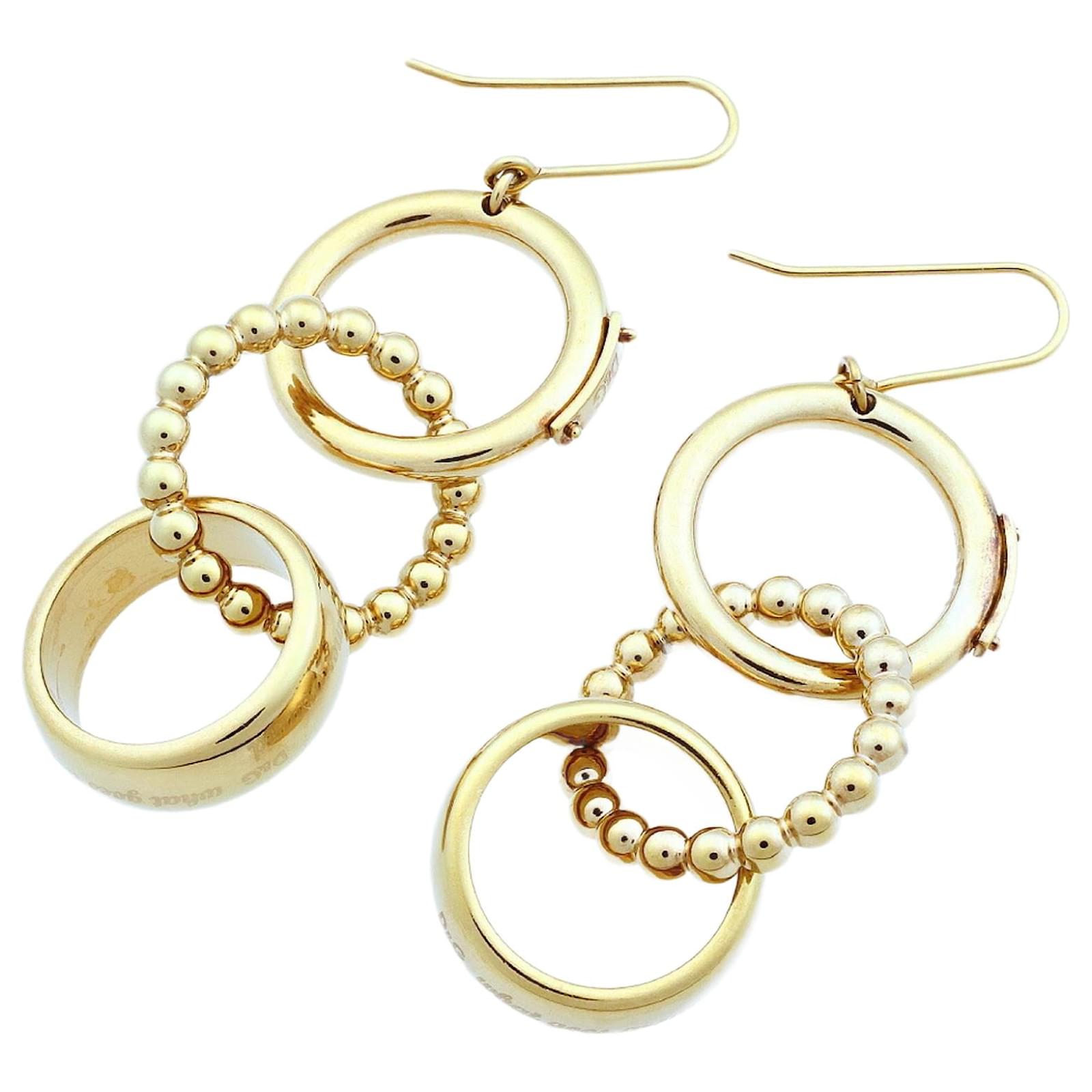 Dolce & Gabbana Women's Multicolored Brass Earrings Gold