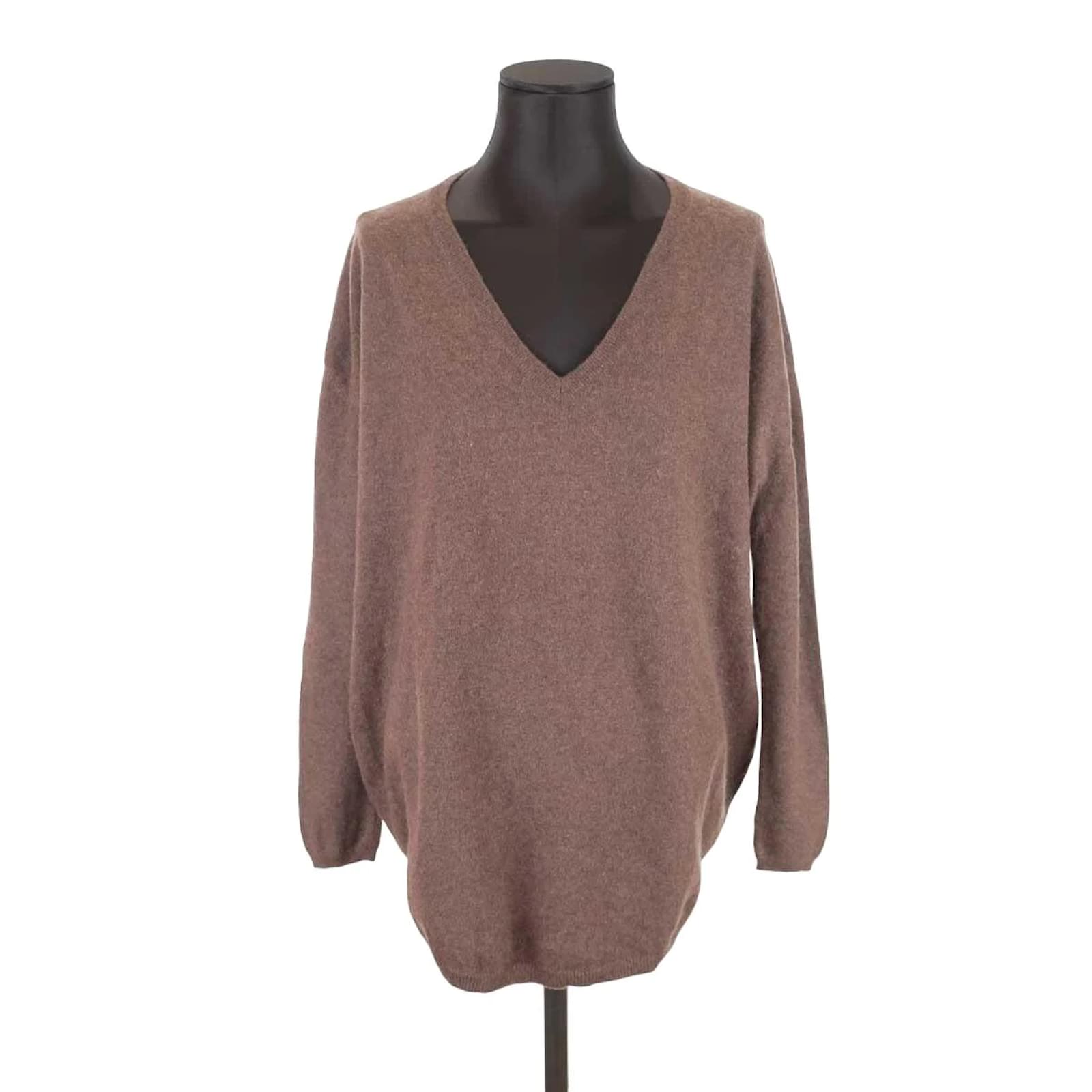 Eric Bompard Pull over en cachemire Marron ref.1154995 Joli Closet