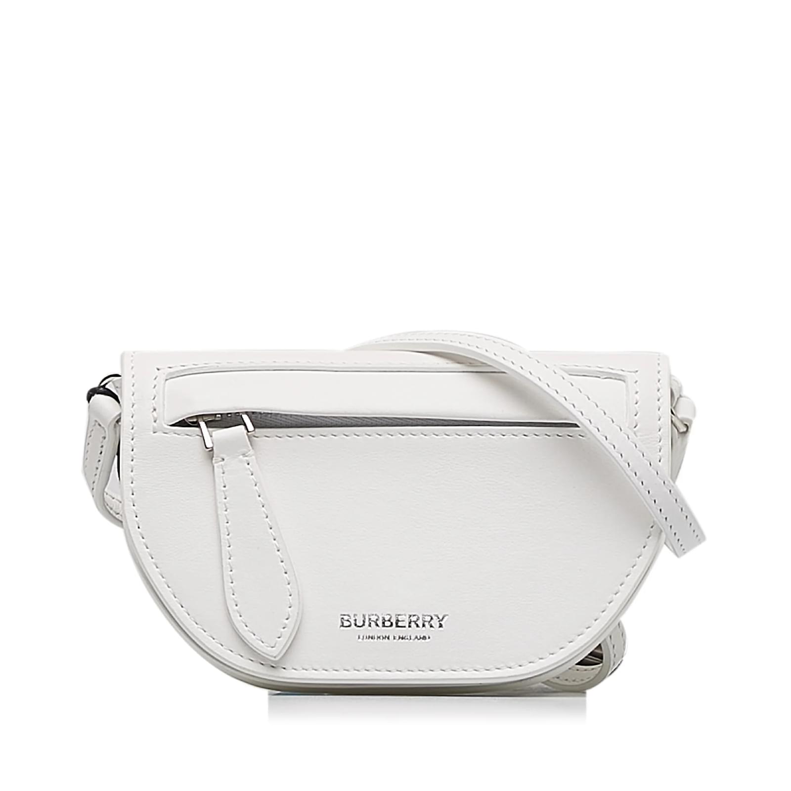 Burberry white hot sale crossbody bag