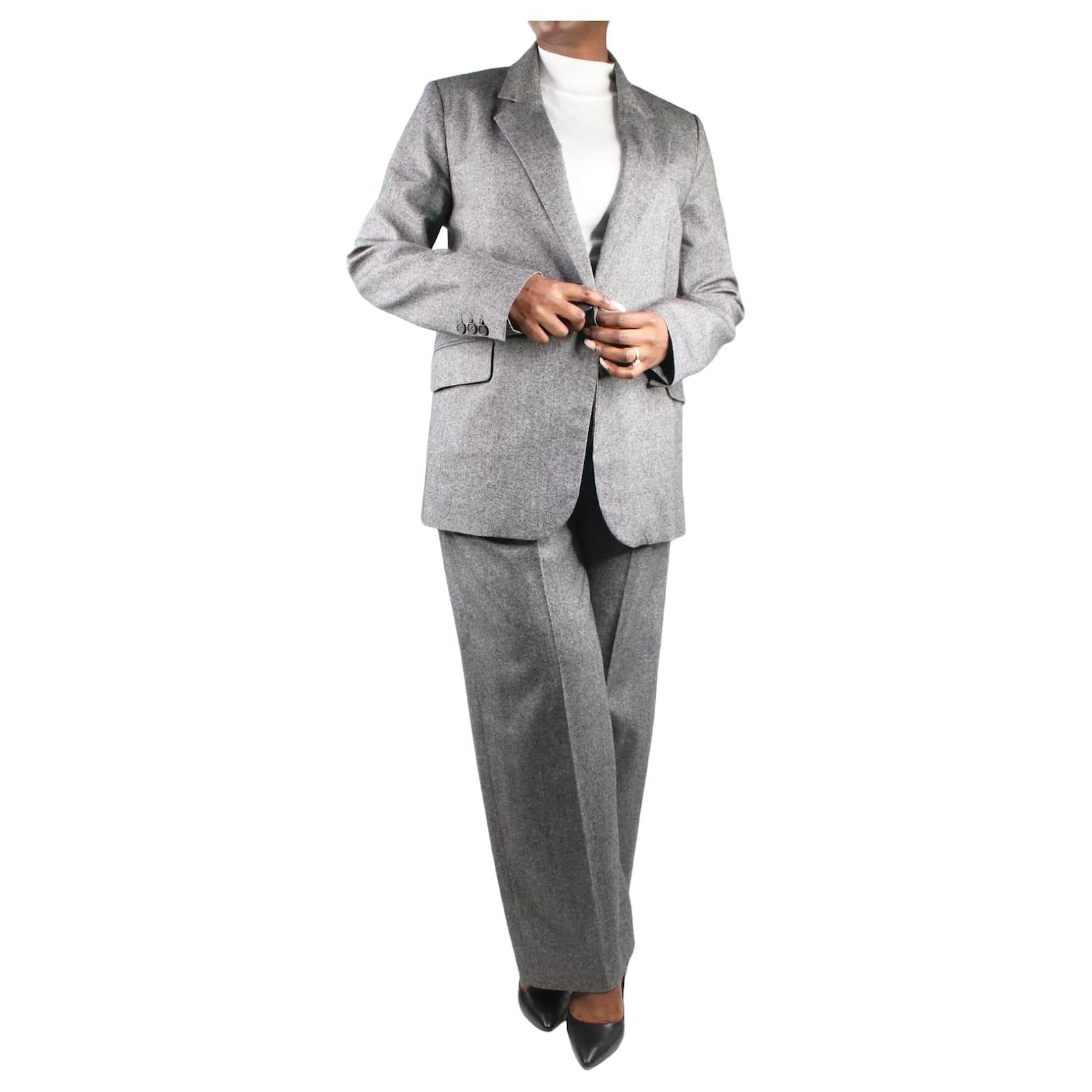 Calvin Klein Grey tailored trousers - size UK 8 ref.1125108 - Joli Closet