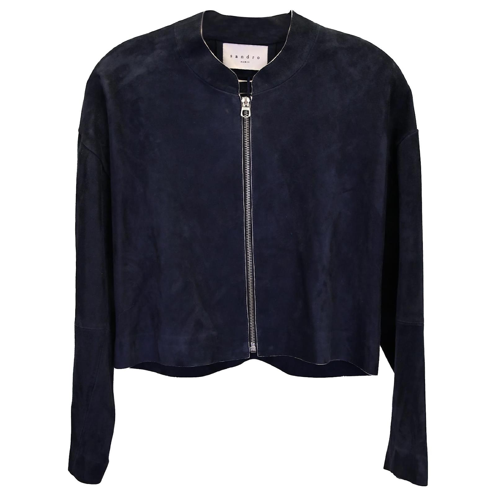 Sandro paris bomber outlet jacket