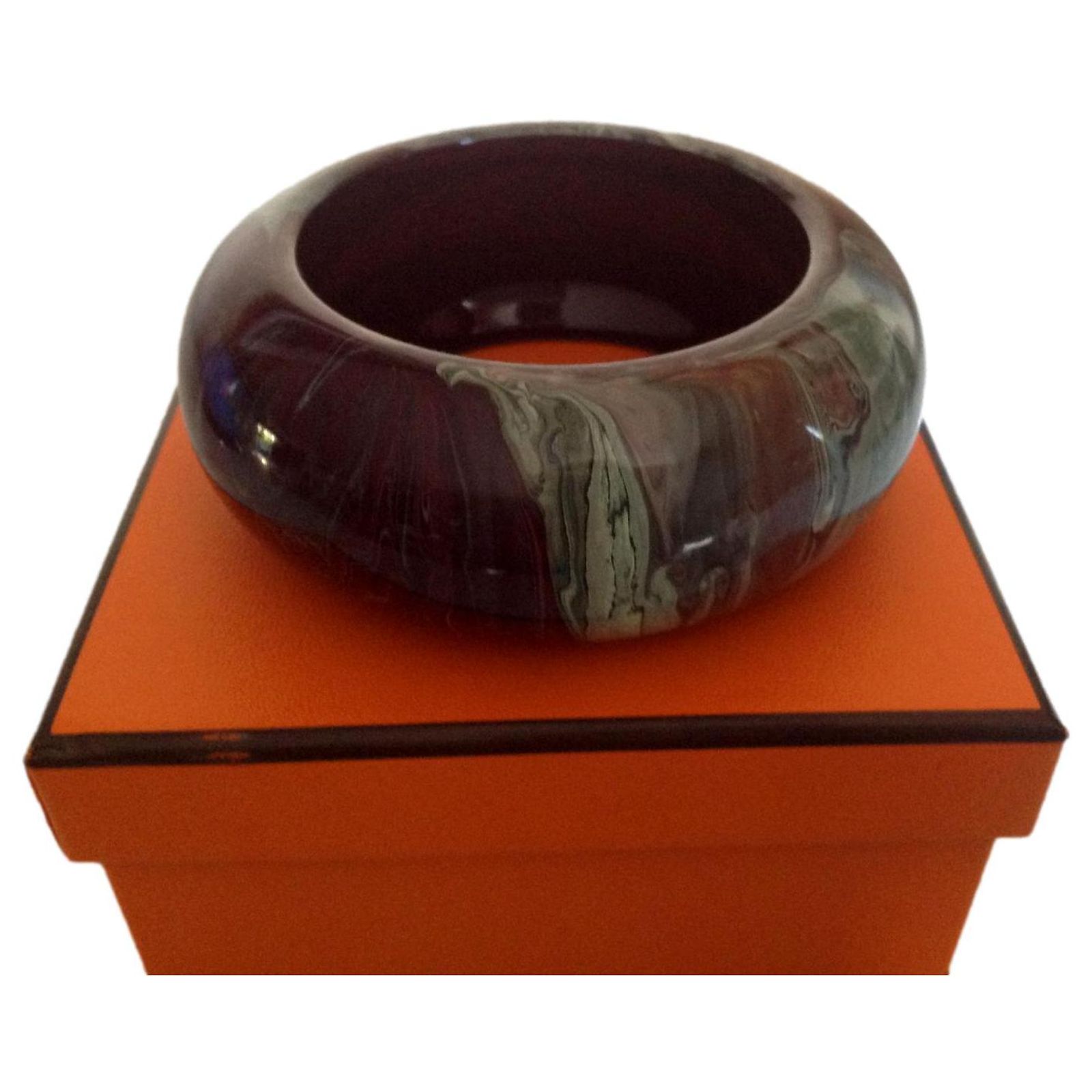 Bracelet En Bois ACCESSOIRES & DAZ Motif Peau Reptile - Diamètre 7.4 Cm, Largeur 3.7 Cm - Neuf Avec étiquettes
