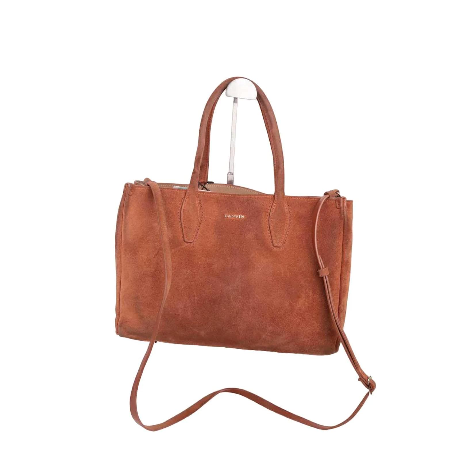 Borsa on sale scamosciata marrone