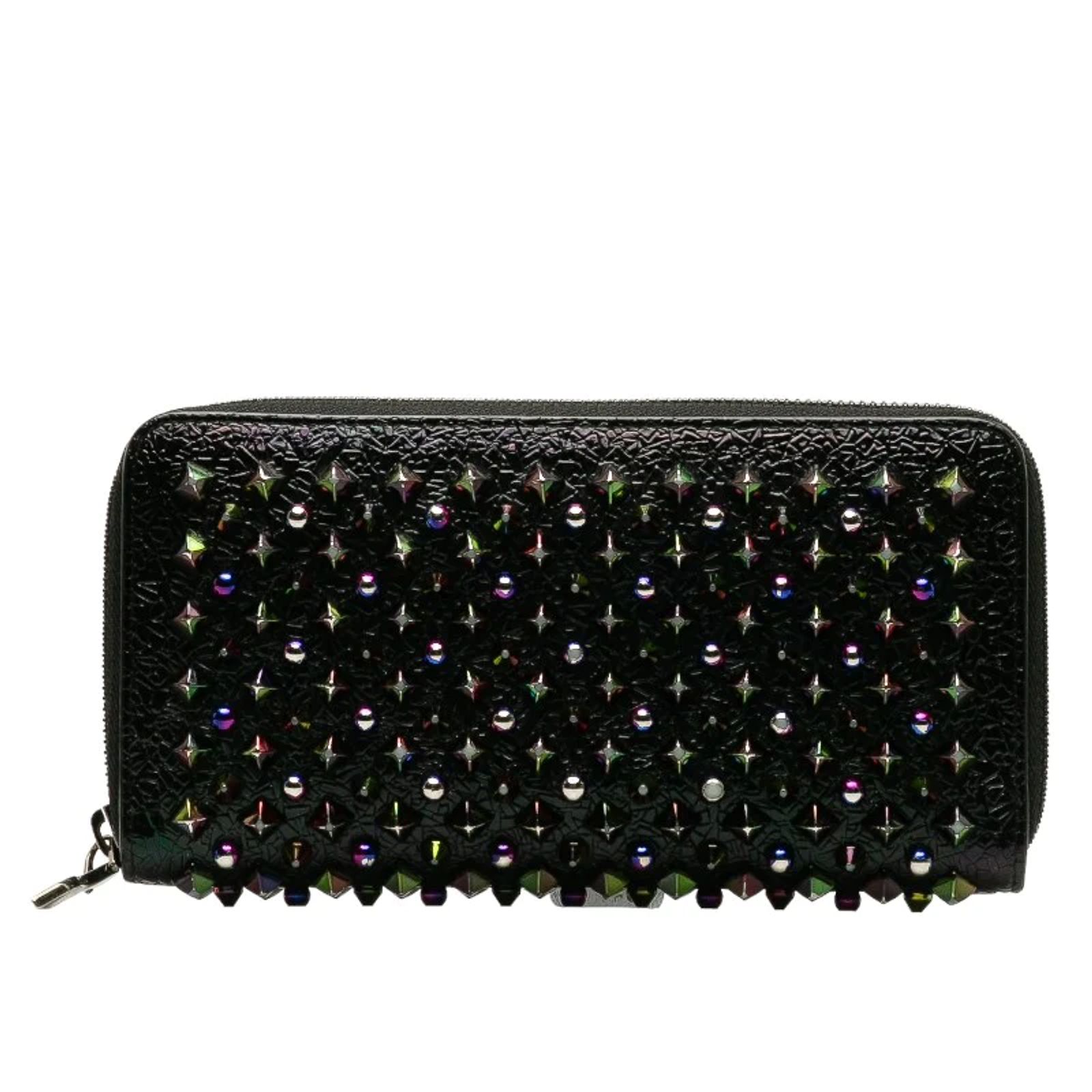 特別価格】Christian Louboutin 長財布 スパイク レオパード 特別価格