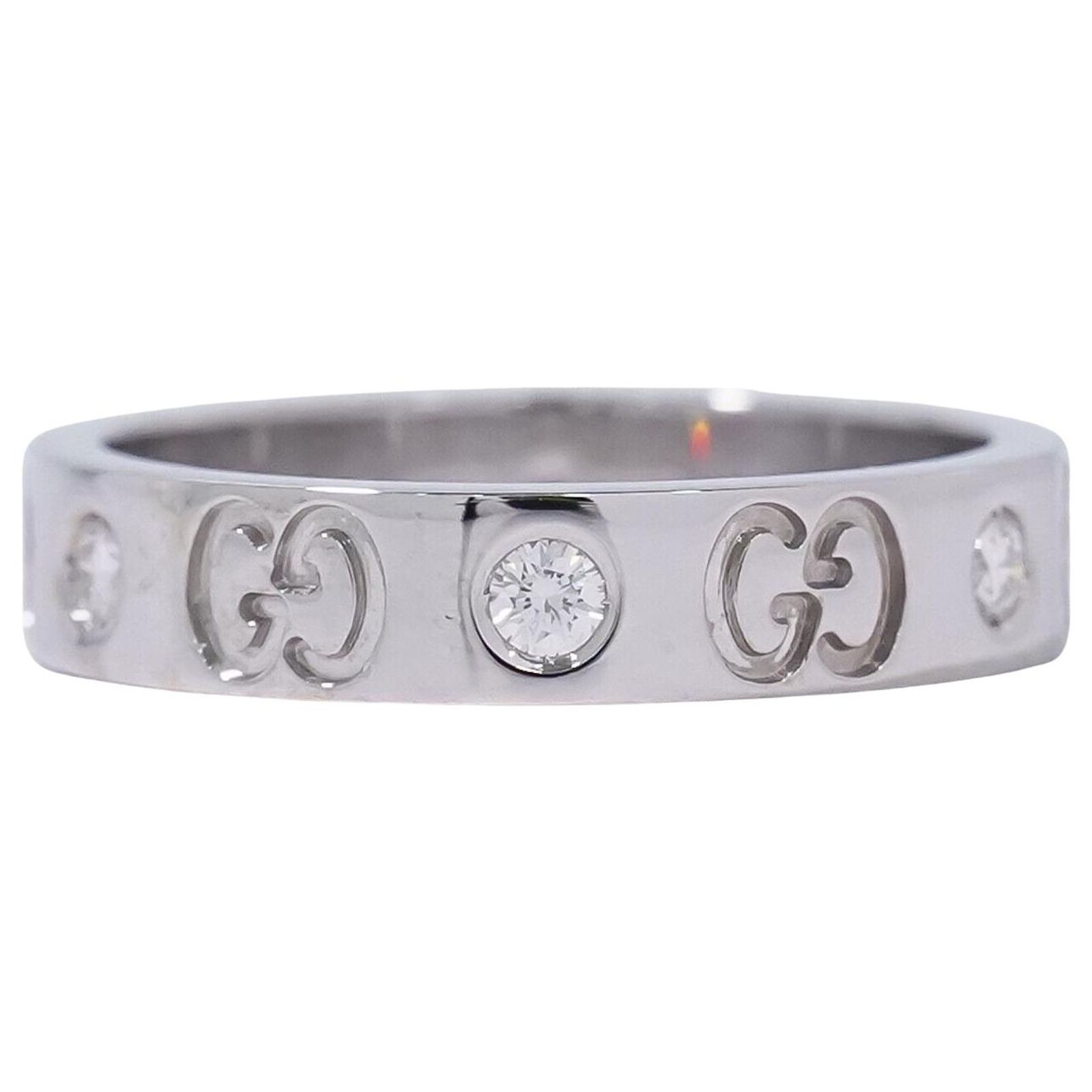 Gucci Icon Silvery White gold ref.JC1175737 (Sold) - Joli Closet