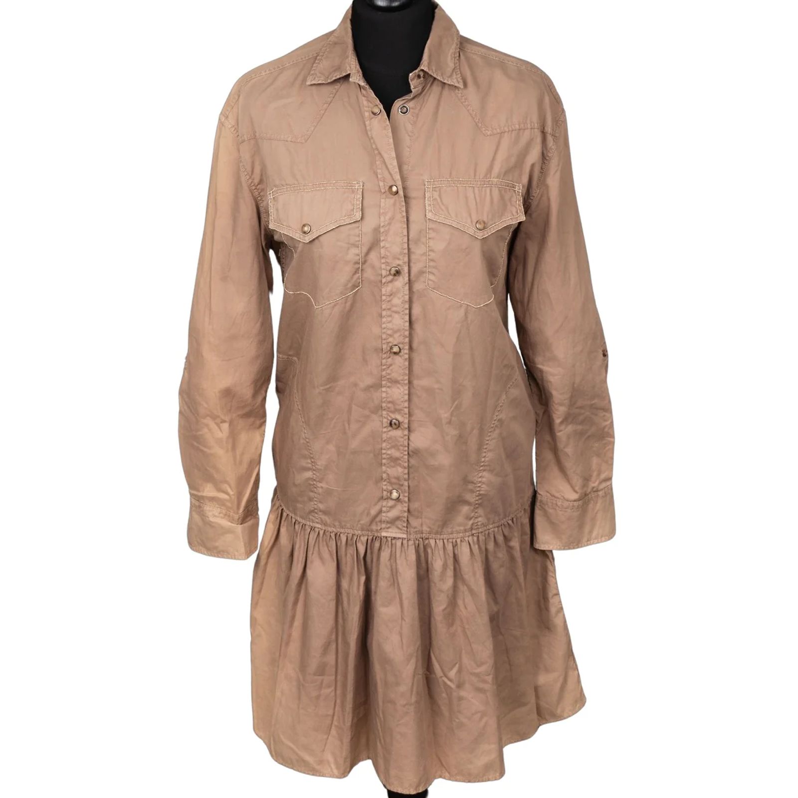 Robe Midi En Coton Brunello Cucinelli - Taille L - Noire - Occasion 'Comme Neuve'