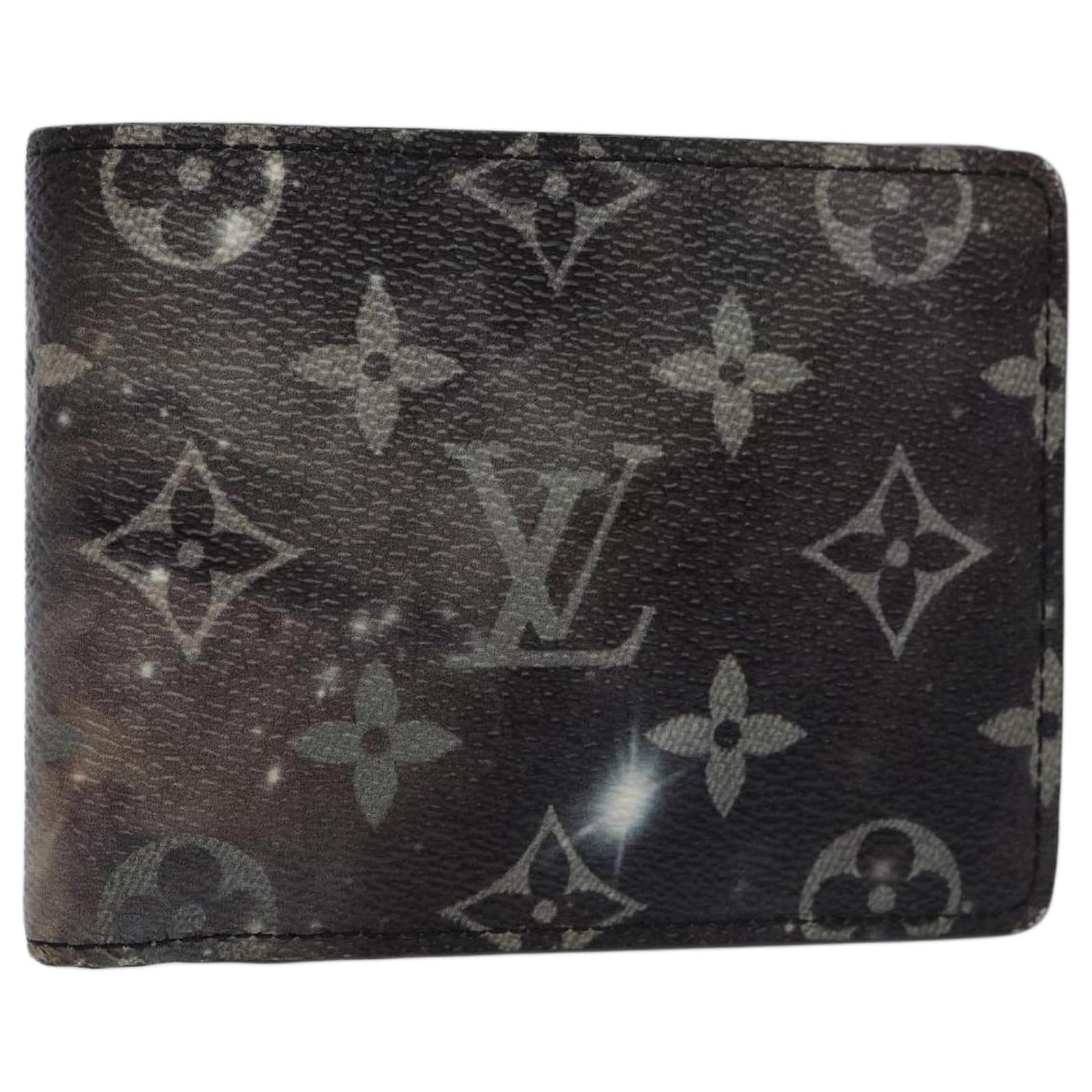 LOUIS VUITTON Monogram Galaxy Portefeuille Multipull Black