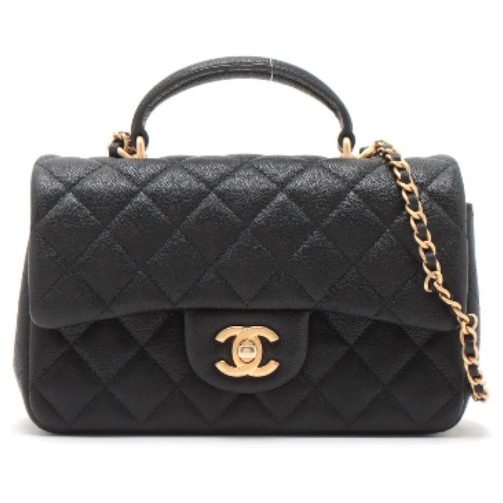 Mini sac rabat Chanel classique intemporel avec poign e