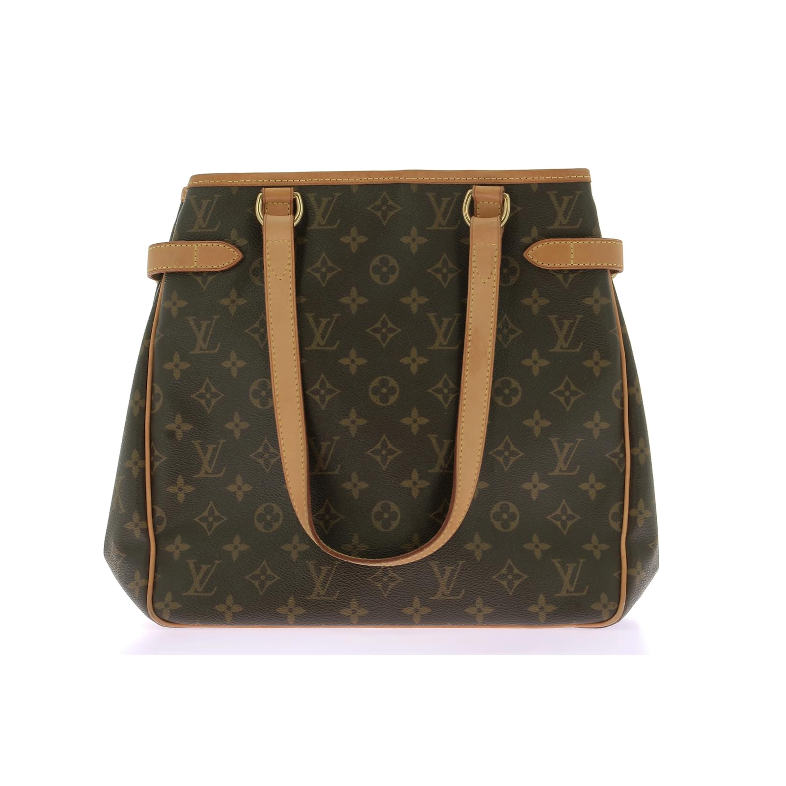 LOUIS VUITTON Handtaschen Stoff Braun Leinwand