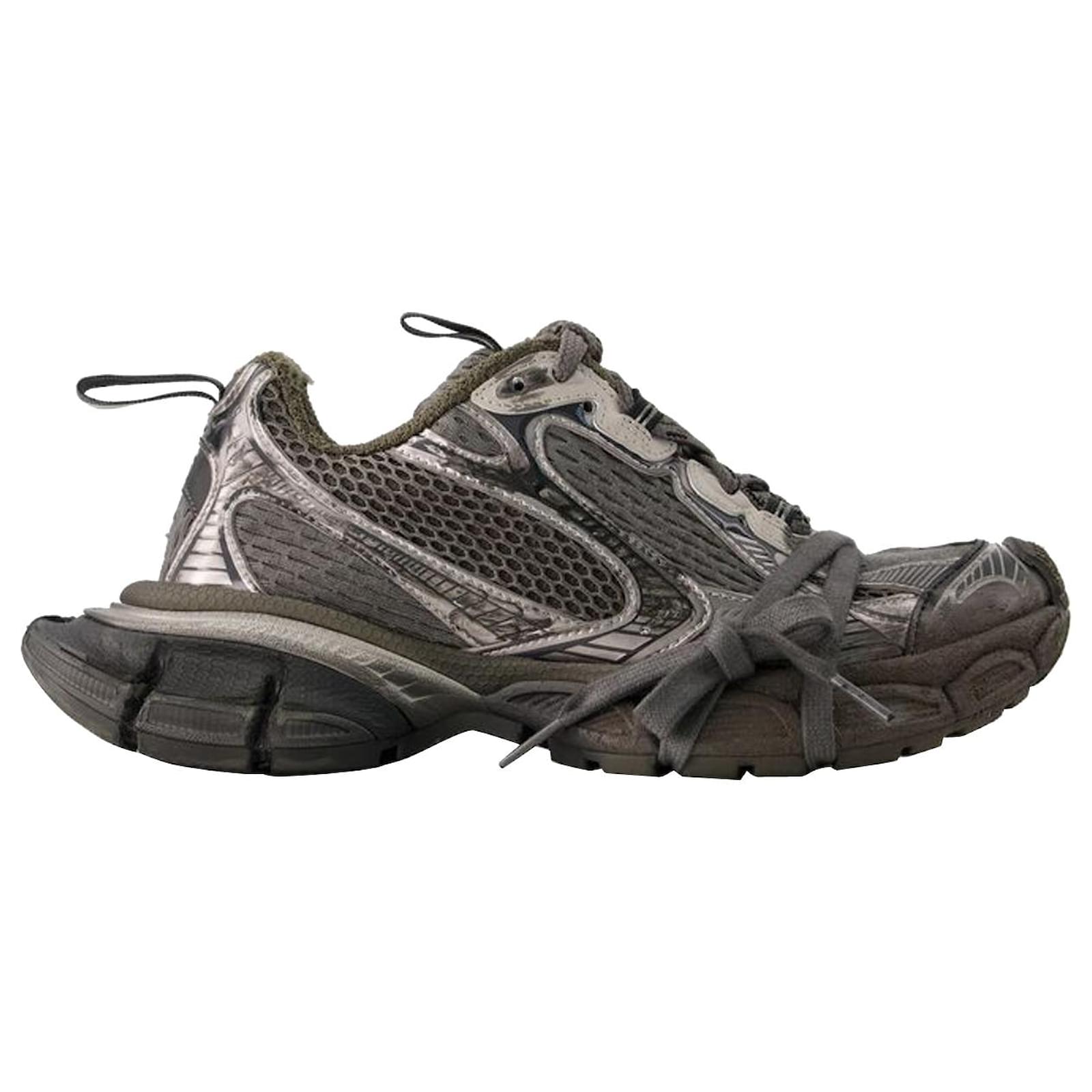 3xl Sneakers Balenciaga Mesh Dirty Brown Joli