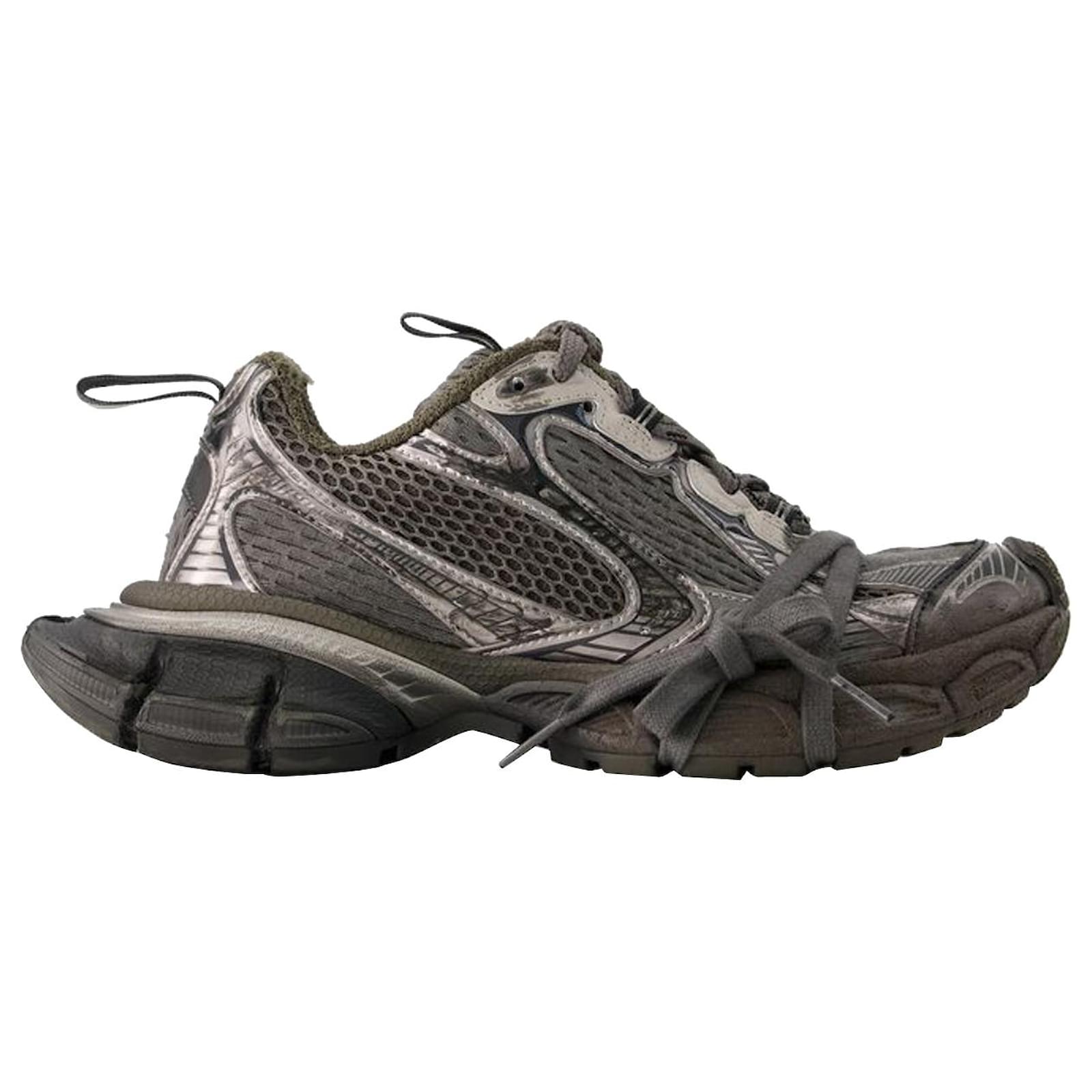 3xl Sneakers Balenciaga Mesh Dirty Brown Joli