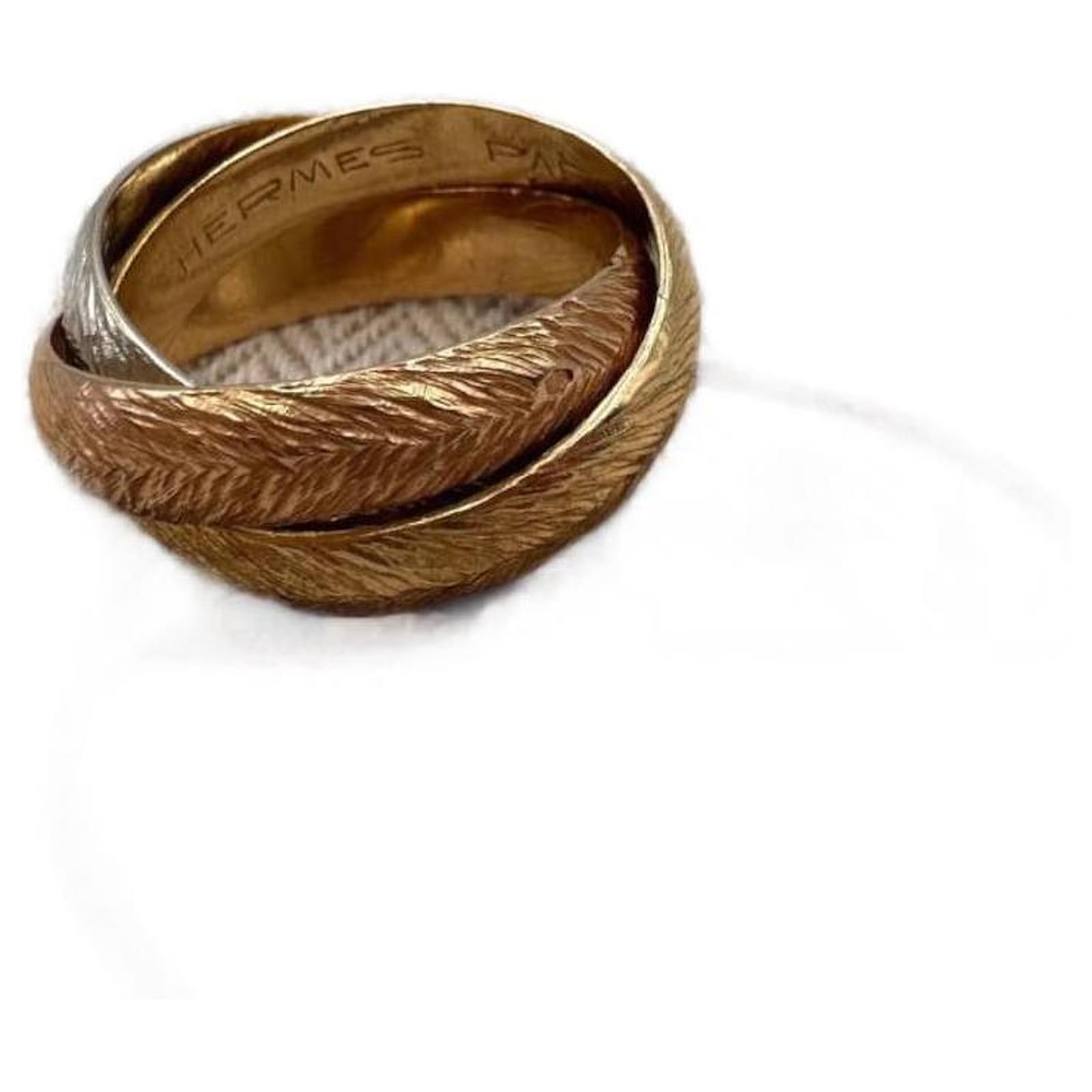 tre ori anello trinity argento