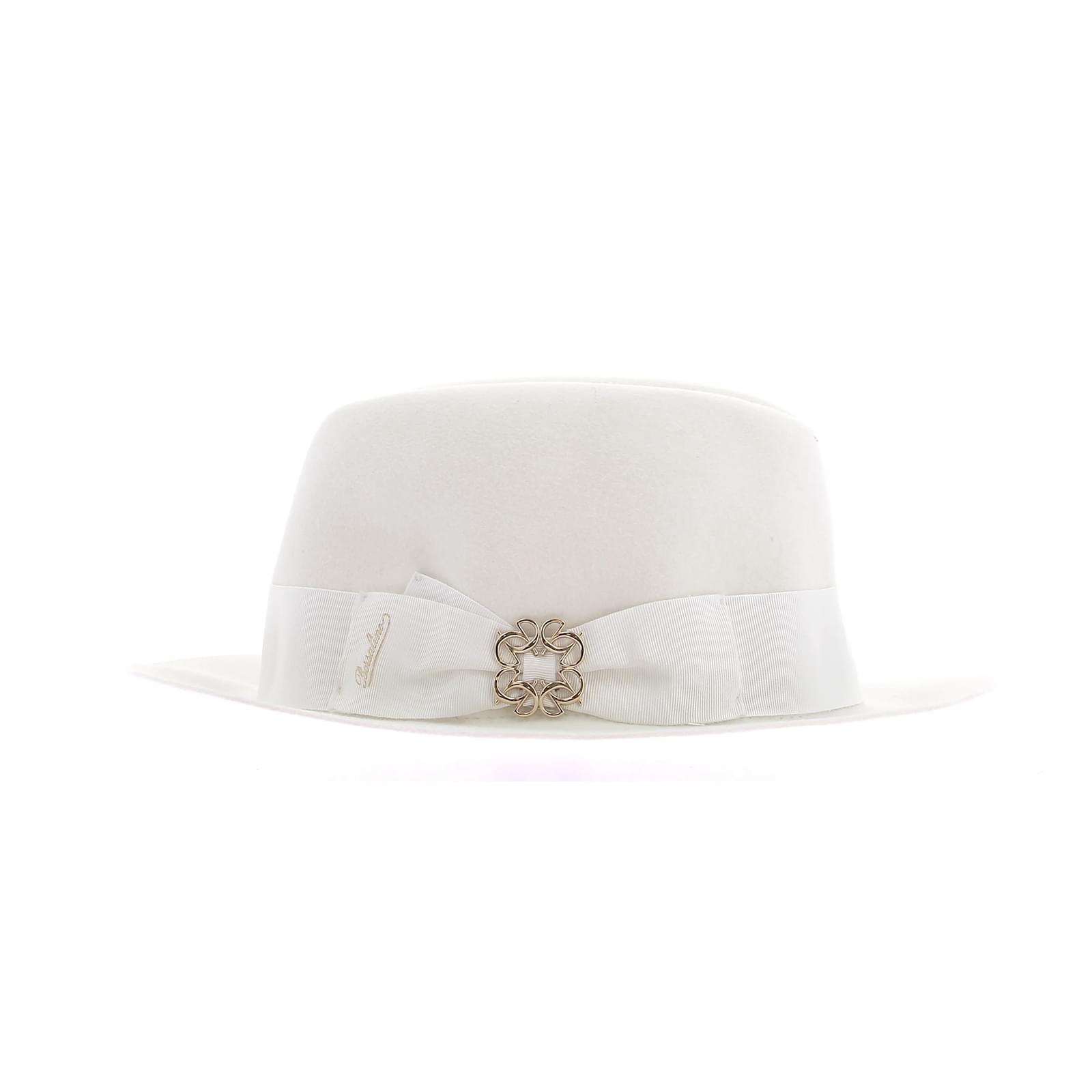 BORSALINO Chapeaux T.International M Laine Blanc ref.1184350