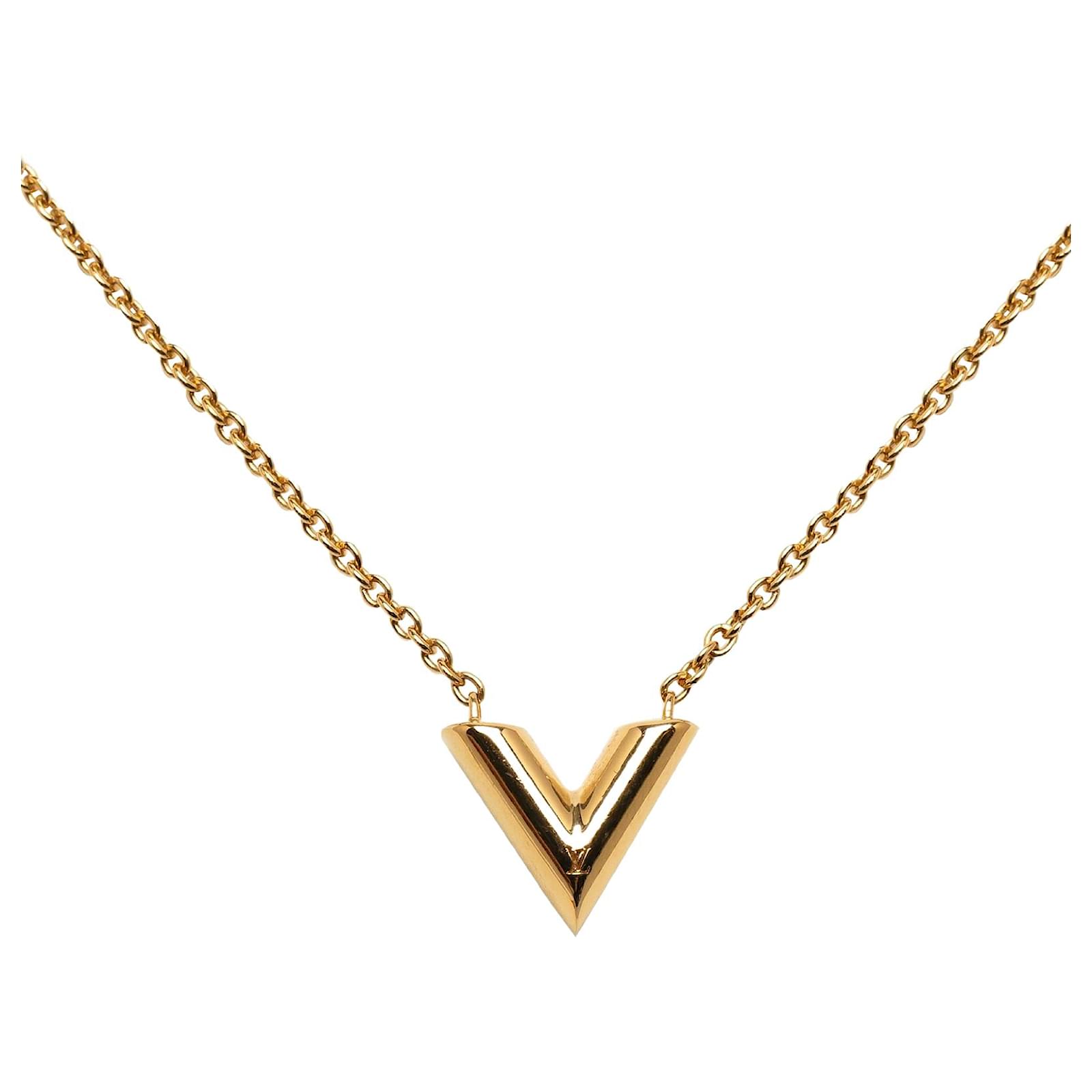 Louis Vuitton エッセンシャルV ゴールド ルイ ヴィトン Louis Vuitton ネックレス ペンダント