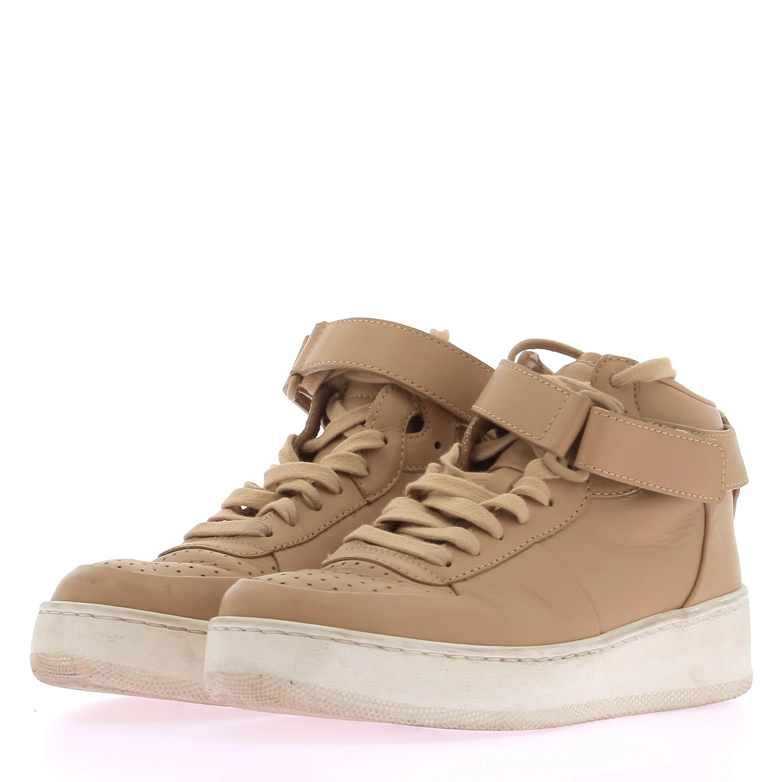 Celine CELINE Trainers T.eu 37 leather Camel ref.1191120 Joli Closet