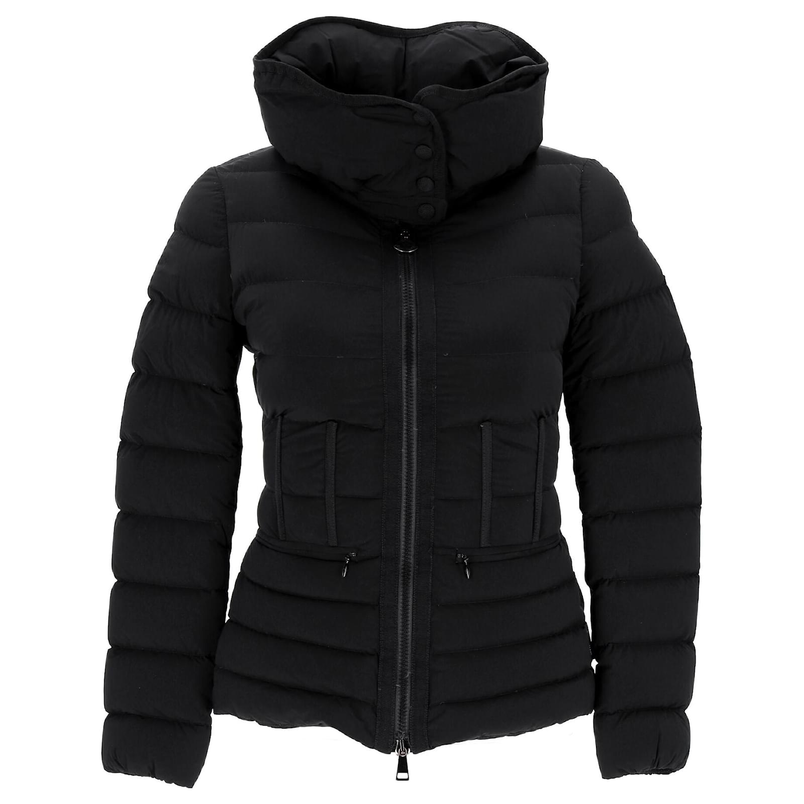 Moncler Doudoune Elastique Doudoune Matelass e en Polyamide Noir