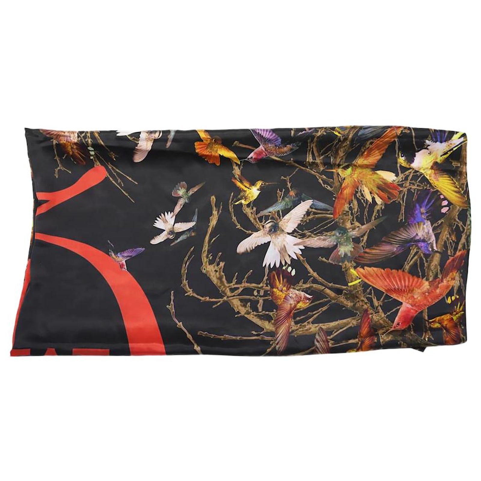 Châle / Écharpe En Soie Alexander McQueen - Motif Crâne D'oiseau - 140x140 Cm - Neuf Avec étiquette