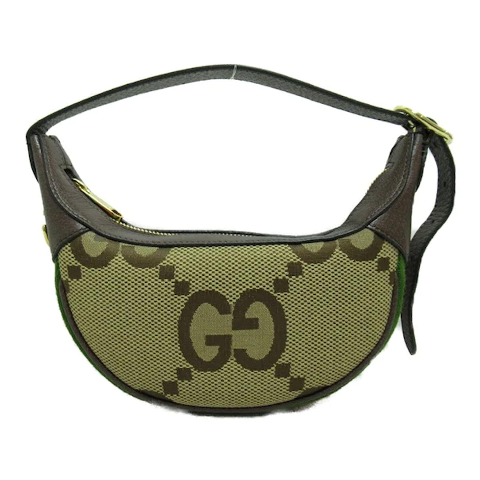 Gucci Jumbo GG Canvas Mini Ophidia Mini-Bag 658551 Brown Cloth ref