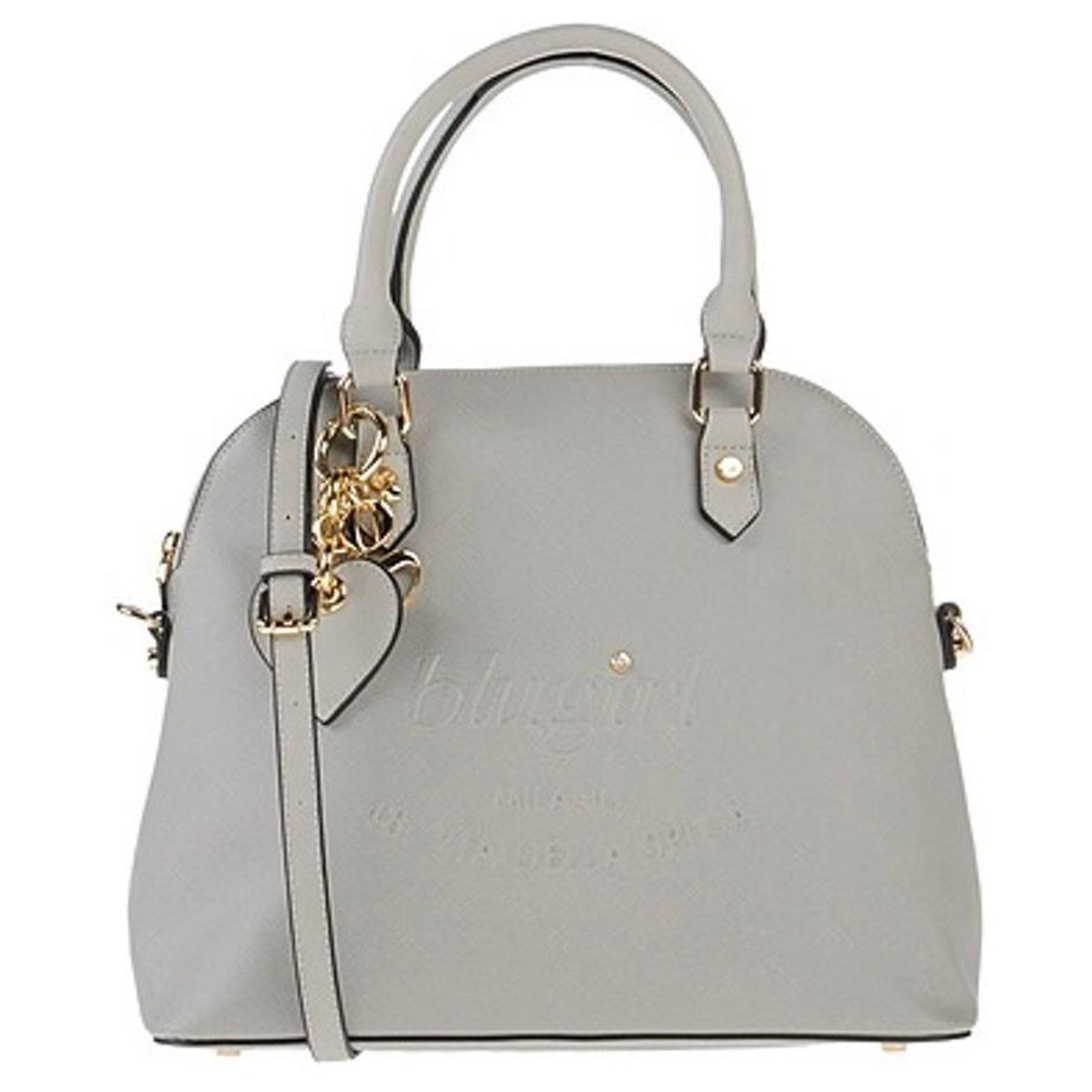 Sac à Main Blugirl Par Bluemarine – Taille Medium, Imitation Croco Beige, Occasion