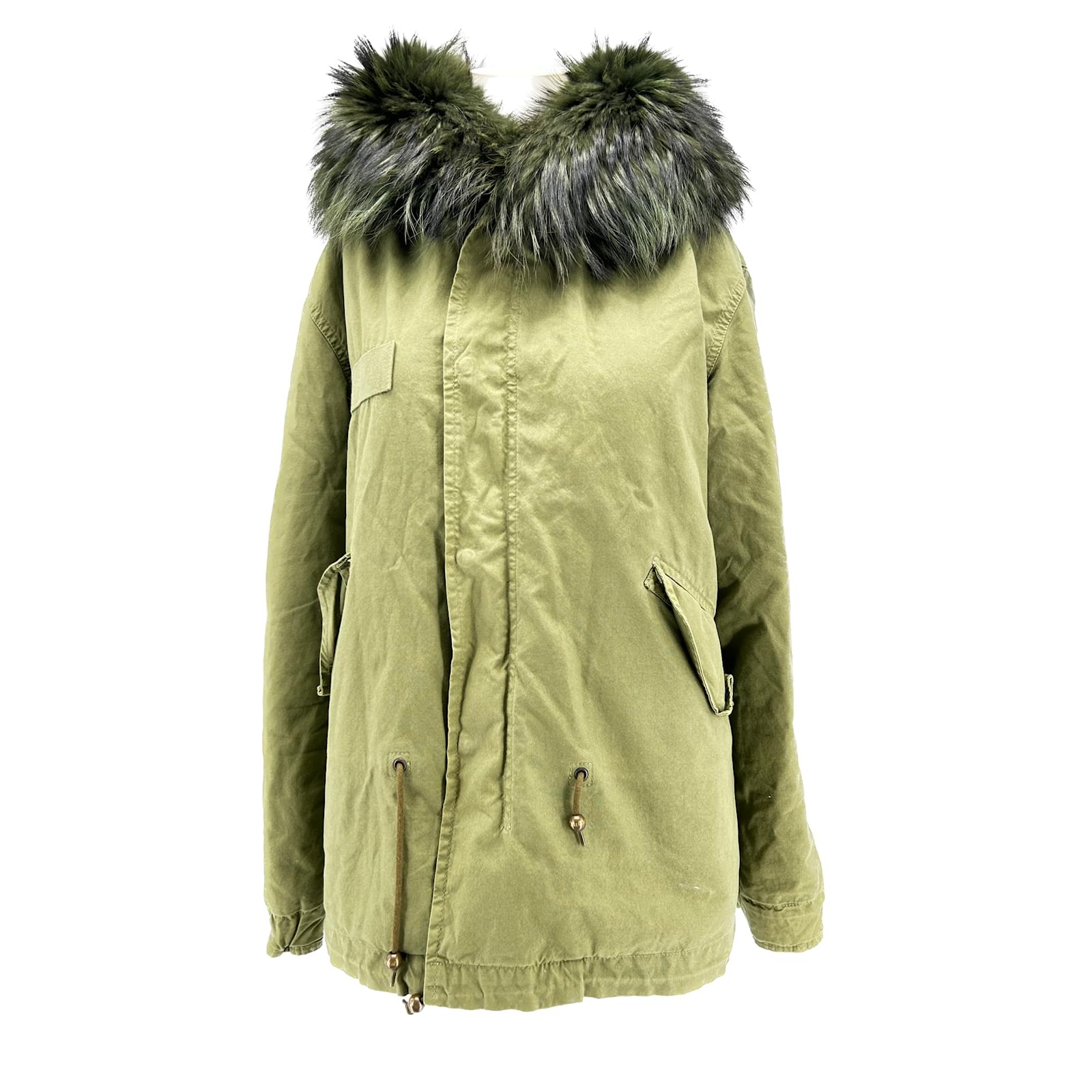 MR & MRS ITALY Coats T.International S Cotton Khaki ref.1205424 ...