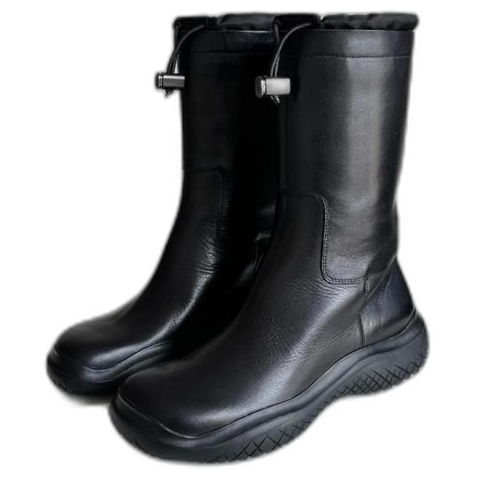 Prada Boots A/W 1999 Black Leather ref.1207030 - Joli Closet