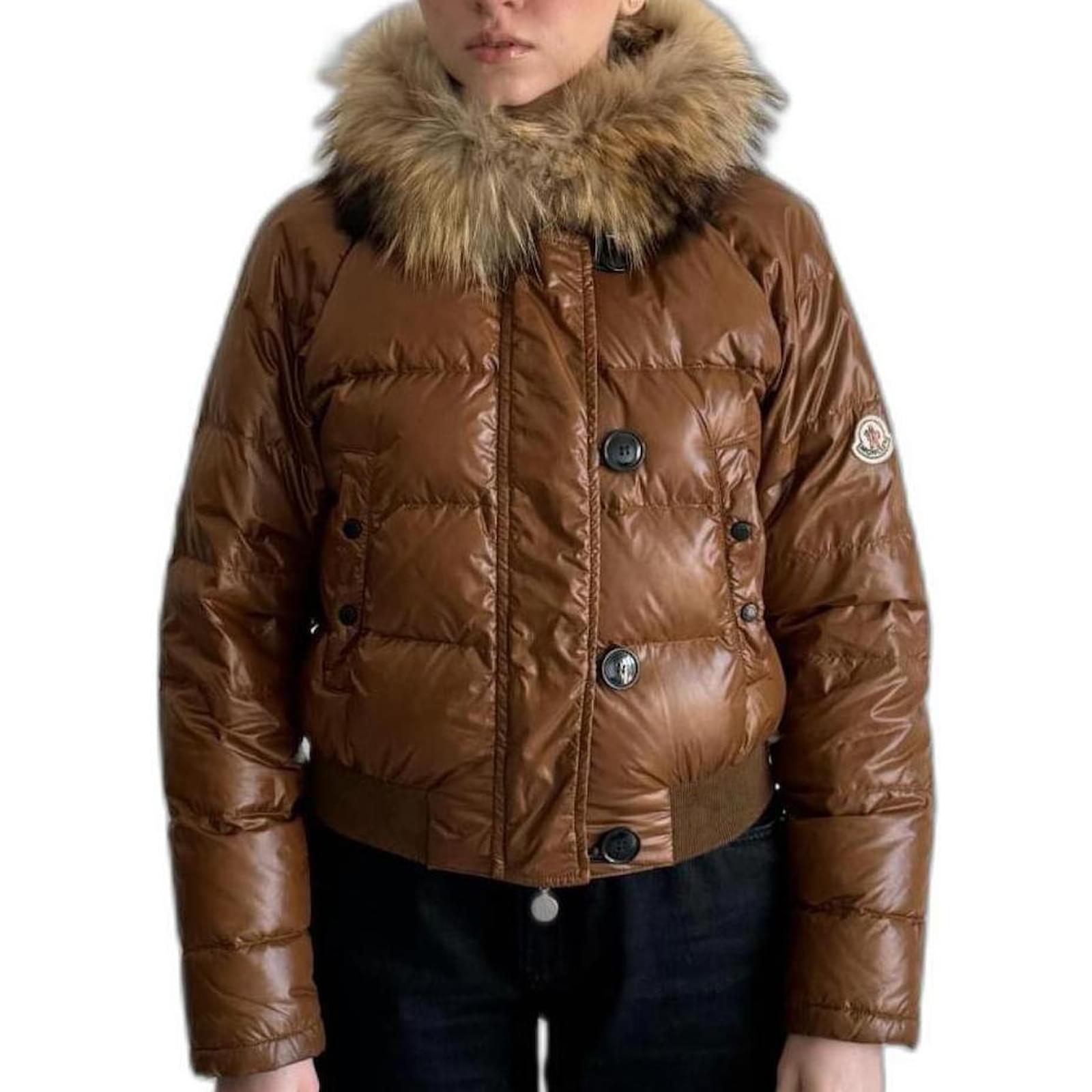 MONCLER ALBERTA アルベルタ ブラウン ショートダウン