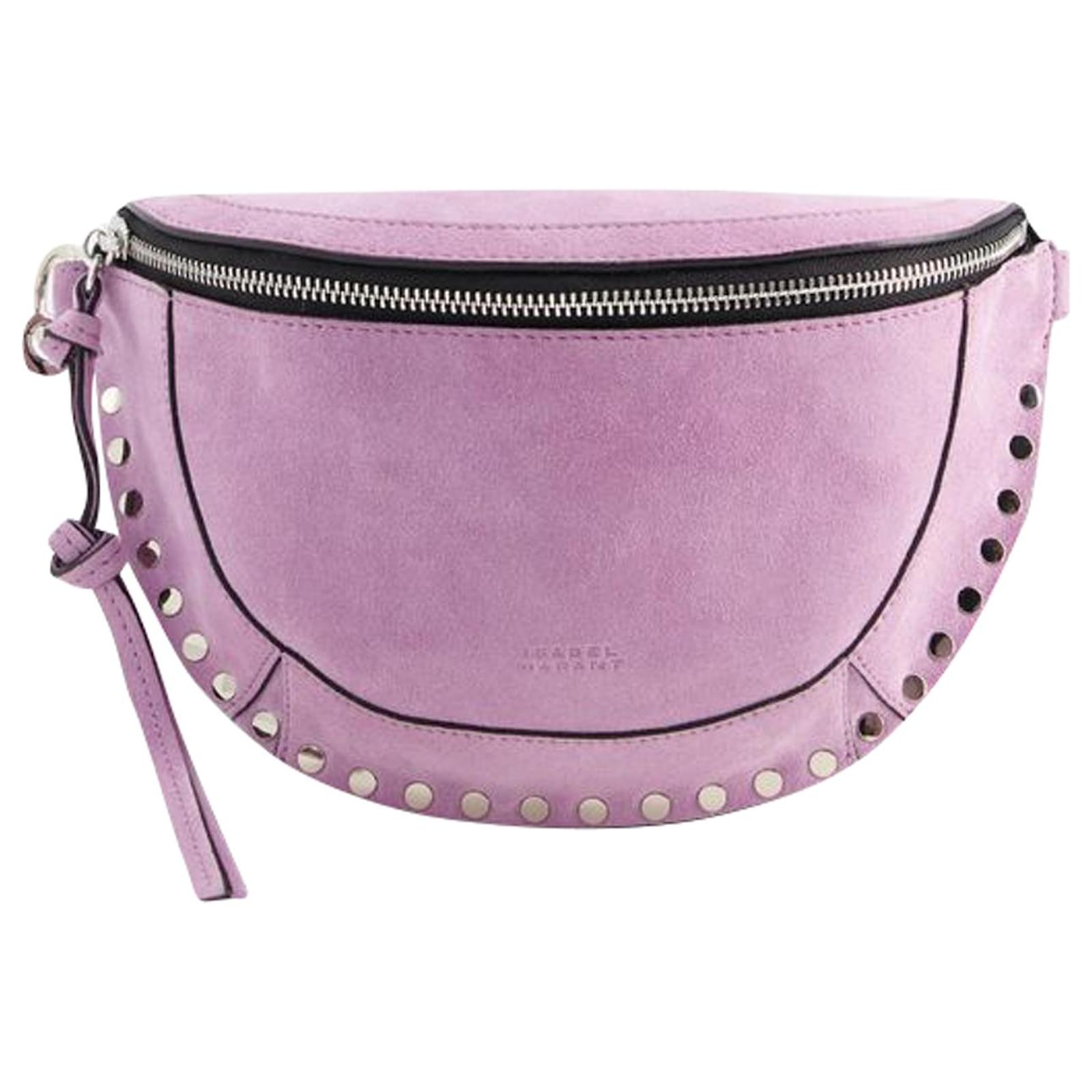 Skano Gd Crossbody - Isabel Marant - Leather - Lilac Purple