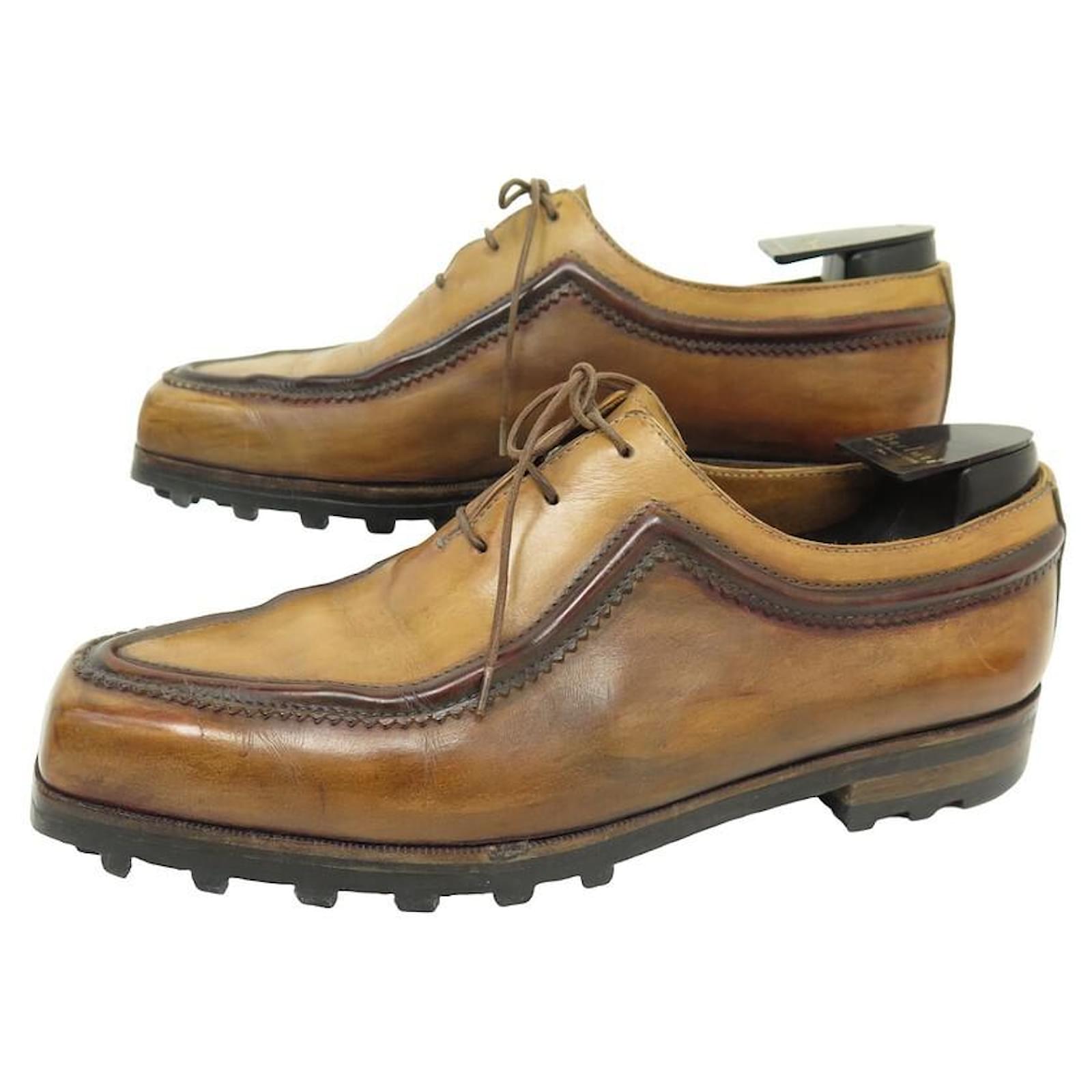 靴 Berluti New Ultima Patina Leather Shoes Berluti New Ultima Patina Leather Shoes メンズ