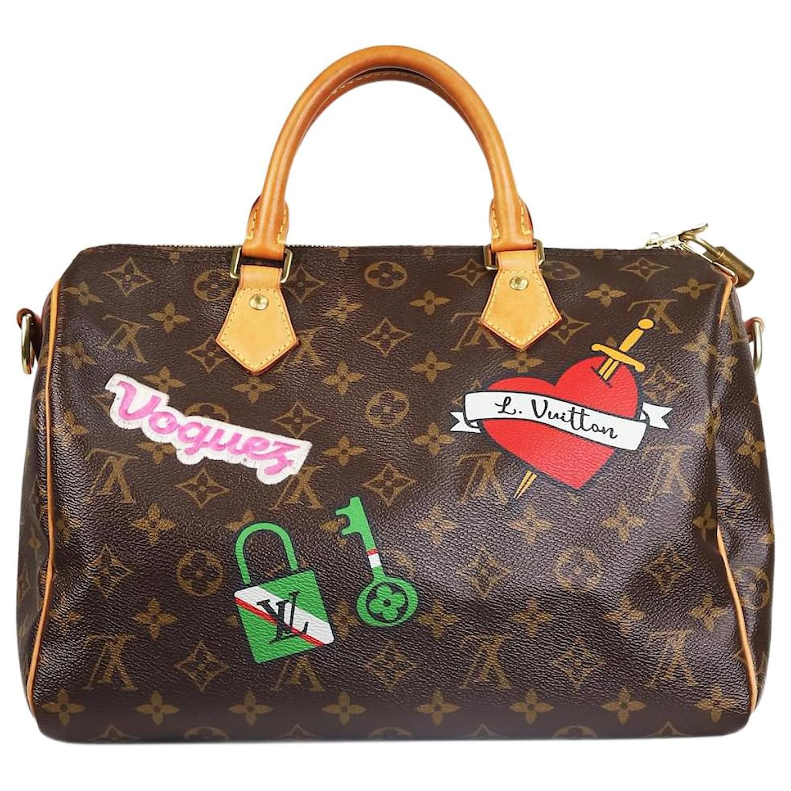 Louis Vuitton brown 2018 Monogram Speedy 30 bag Cloth ref.1215654