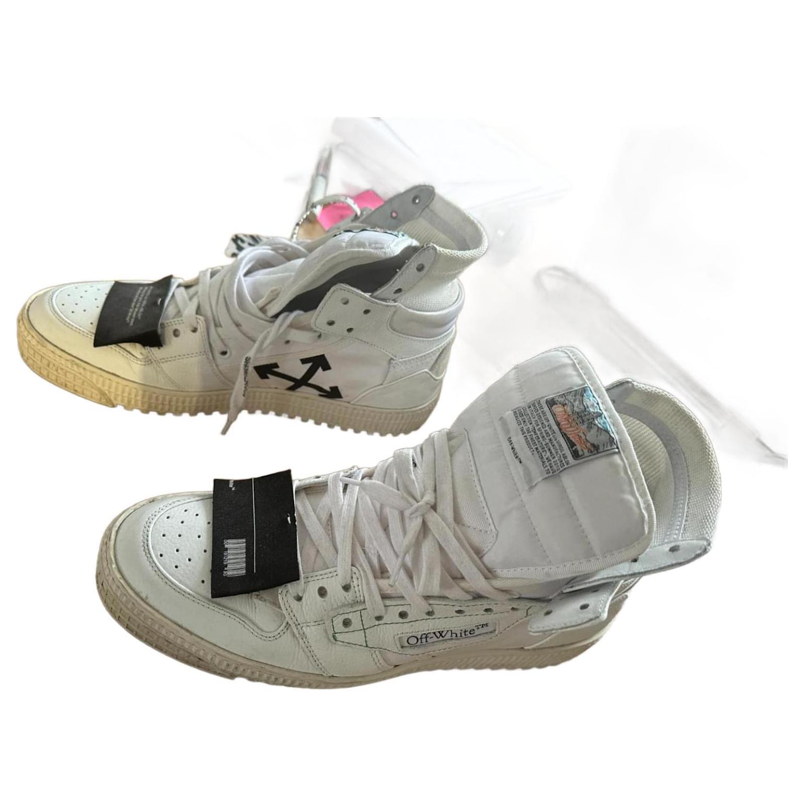 【関税＆送料込み】Off-White 3.0 Off Court Sneakers In Leat OFF-WHITE 3.0 Off Court Leather White Purple Men's