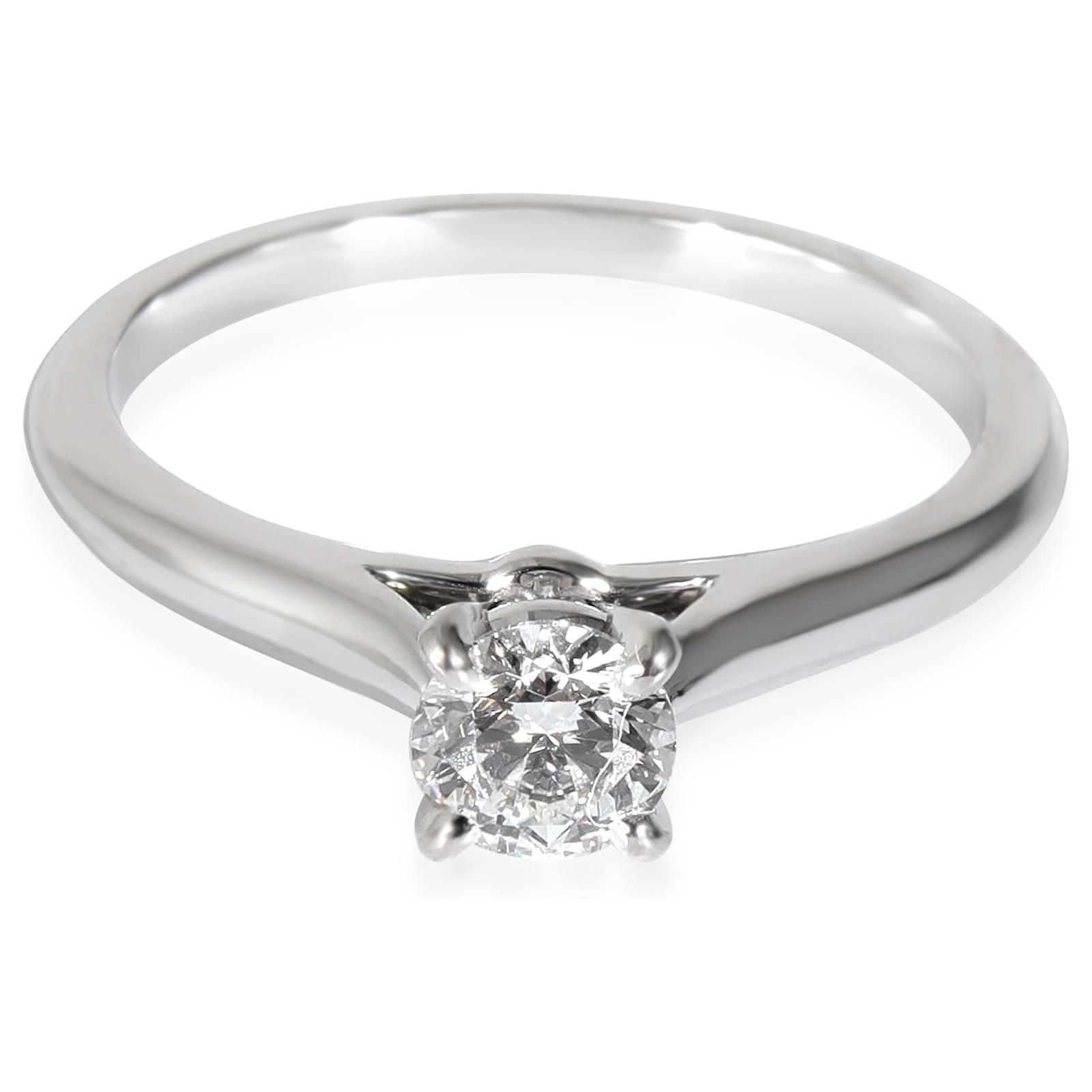 Cartier Solitaire 1895 anillo de compromiso (Platino)