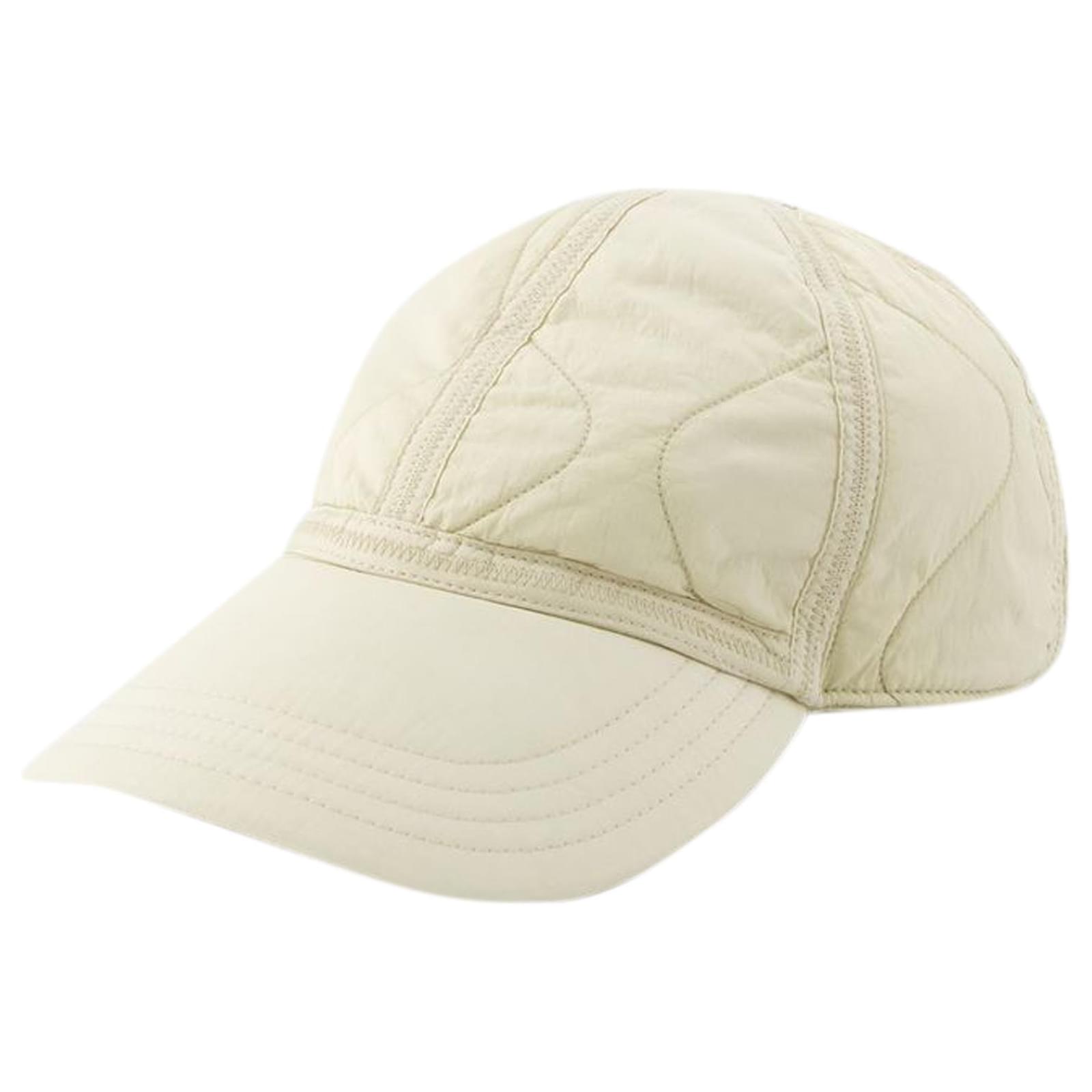 【関税&送料込み】Burberry Quilted Cap Quilted Cap - Burberry - Nylon - Beige Brown ref.1235868