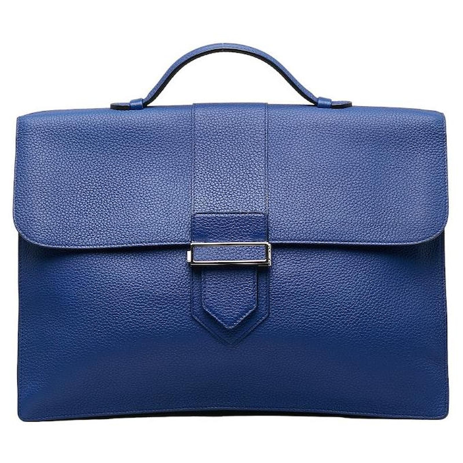 Berluti - Un Jour Mini Leather Briefcase - Men - Blue Berluti