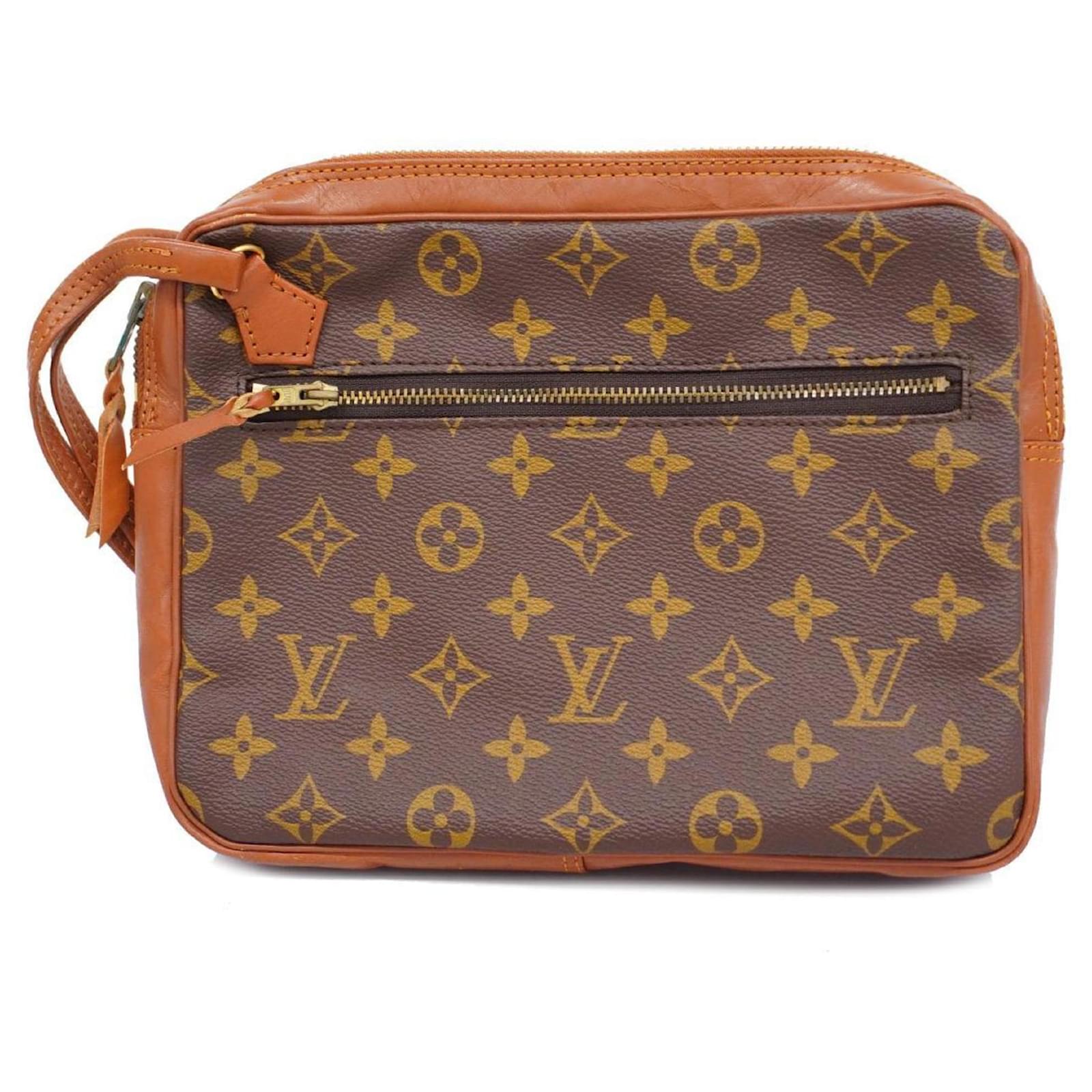 Louis Vuitton Pochette Sport Brown Cloth ref.1245238 Joli Closet