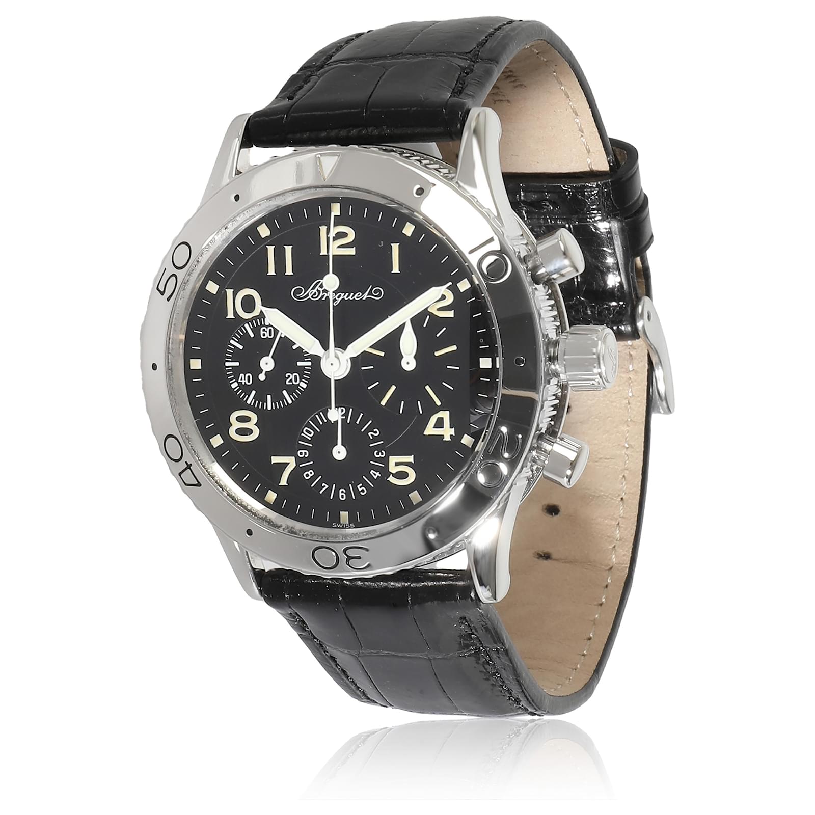 Breguet Type XX Aéronavale 3800St/92/9W6 Montre Homme En Acier