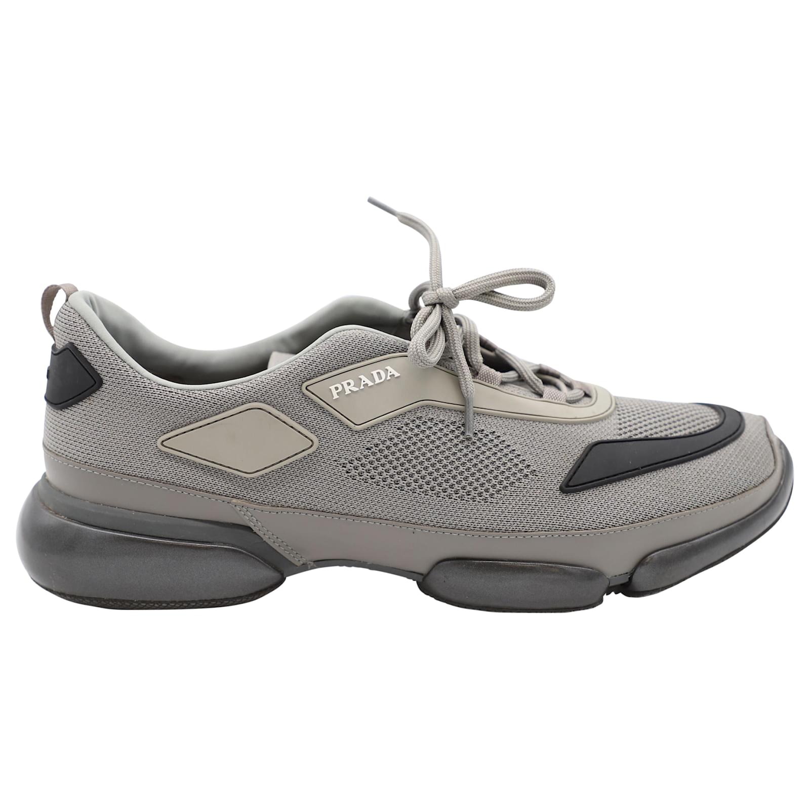 Prada Sneakers Cloud Bust In Sintetico Grigio Joli