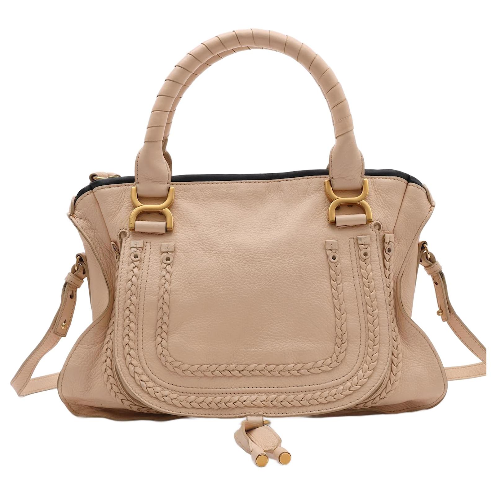 Chloé Borsa a tracolla Marcie in pelle Chloe in rosa pastello ref.1250512 -  Joli Closet