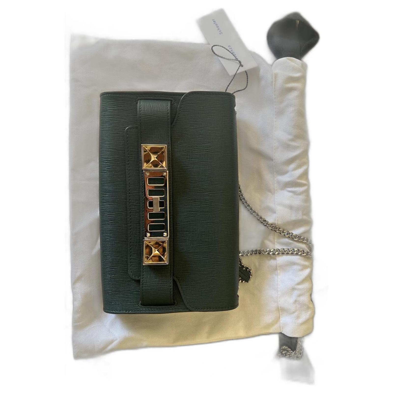 Proenza Schouler Clutch bags Dark blue Leather ref.1251008 - Joli Closet