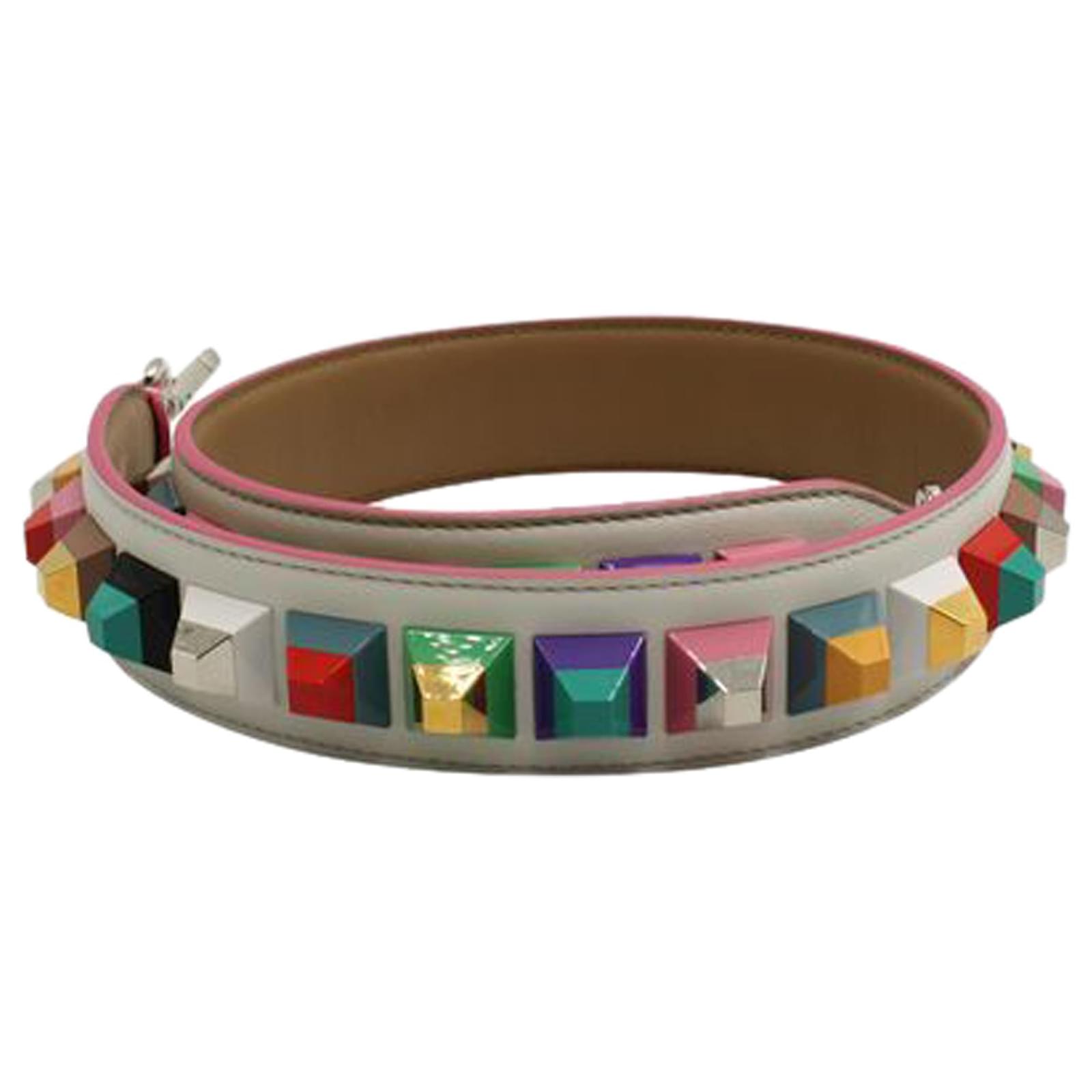 Leder Bunter Taschengurt Taschengurt Lila Polarlicht