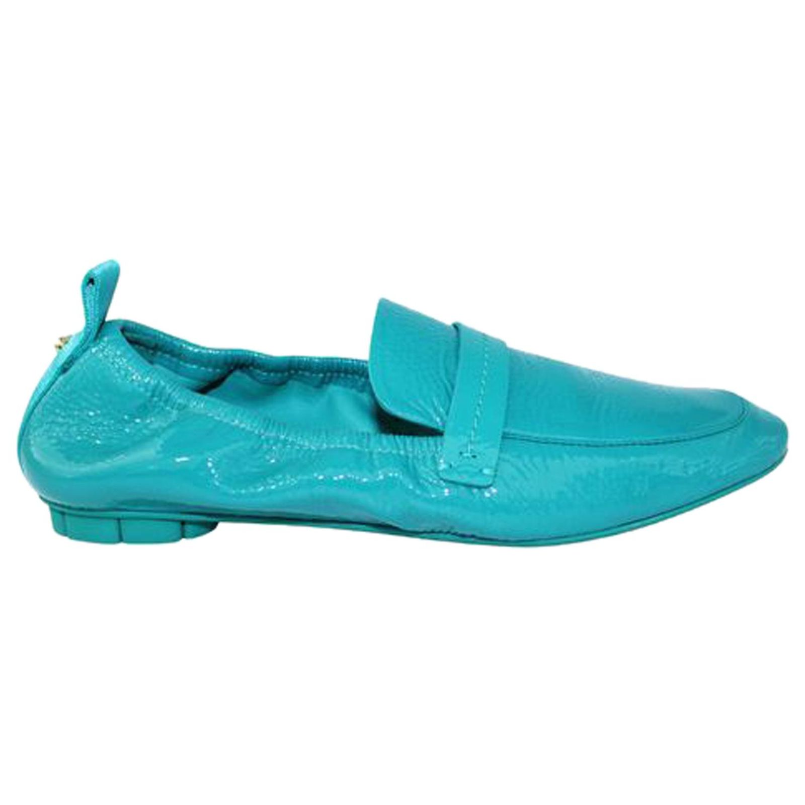 Salvatore Ferragamo Teal Turquoise Green Blue Loafers Gancini flats Salvatore Ferragamo Turquoise size 7.5 US in  main image 2